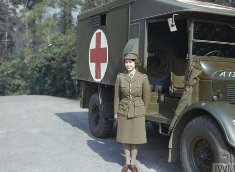 Queen Elizabeth II during WWII