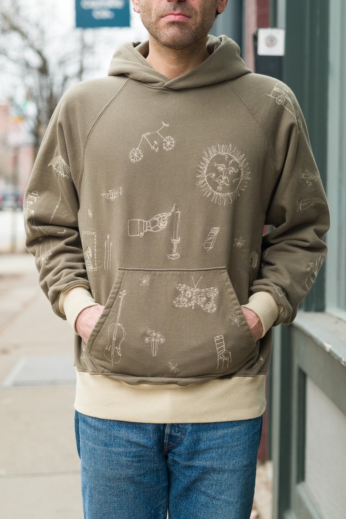 Samuel Zelig Gallery 001 Hoodie | STASHED Neutrals / XL