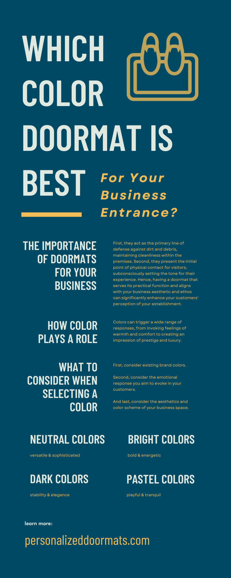 Which Color Doormat Is Best for Your Business Entrance?