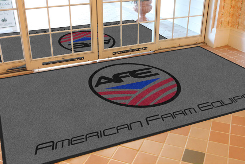 American Farm Equipment 4 X 8 Rubber Backed Carpeted Hd