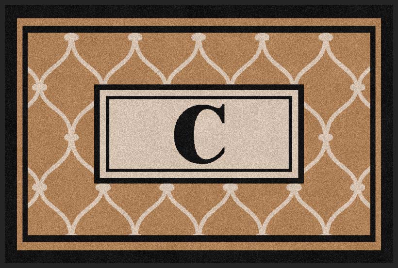 Chain Link Mat 2 X 3 Rubber Backed Carpeted HD - The Personalized Doormats Company