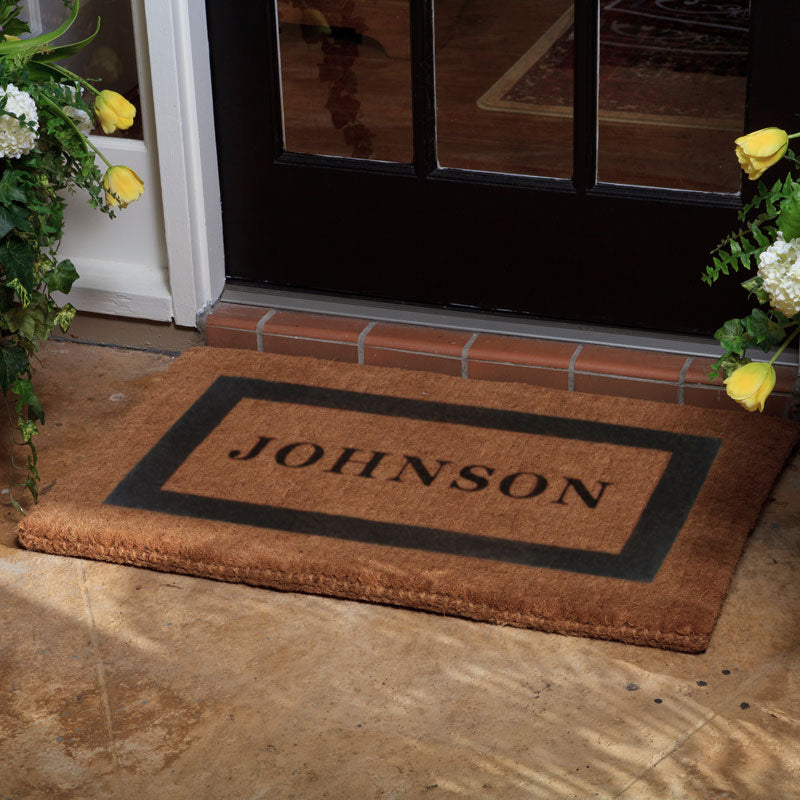 Personalized Rounded Door Mat - JetPrint