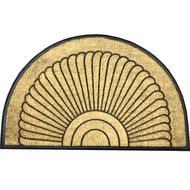 Seashell Half Round Doormat