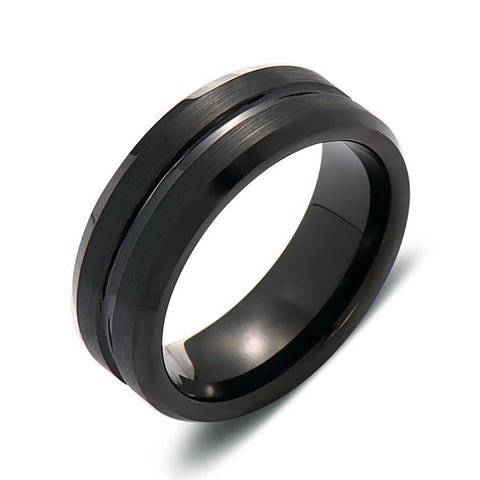 Black Tungsten Wedding Bands By Luxury Bands LA – LUXURY BANDS LA