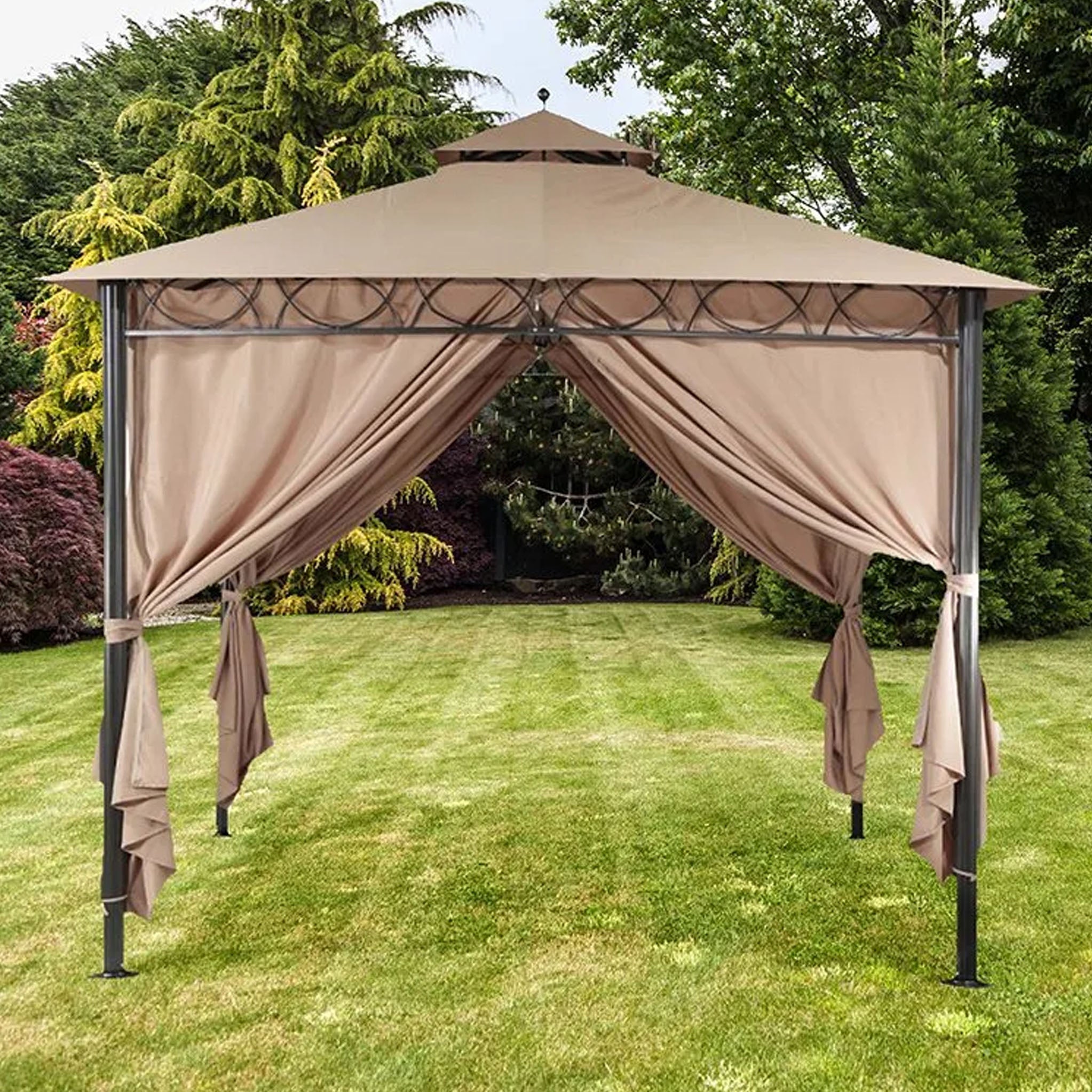 Bexley 3m x 3m Gazebo Graphite Grey – IN STOCK FAST DELIVERY - My New Gazebo