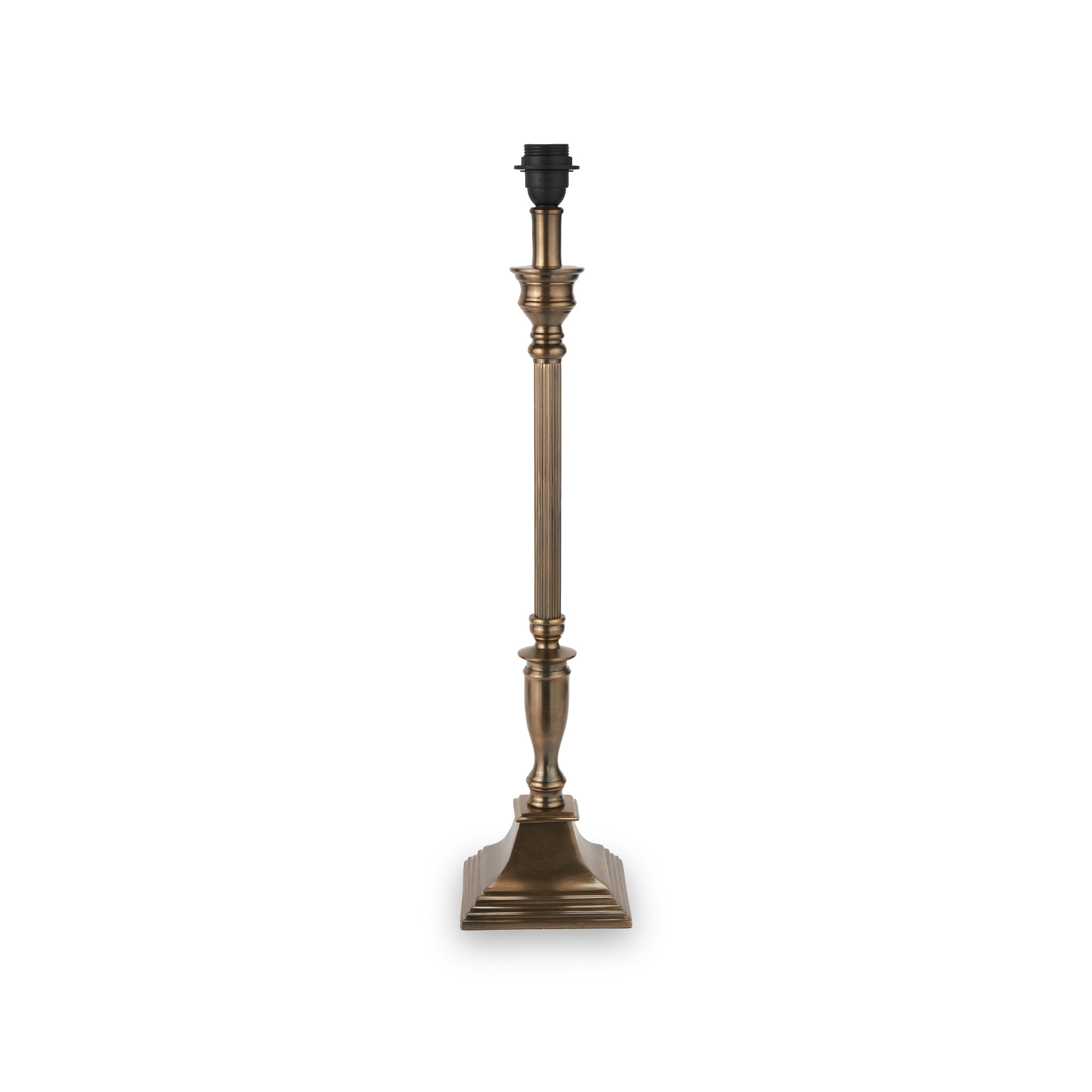 Canterbury Antique Brass Metal Table Lamp For Living Room Roseland