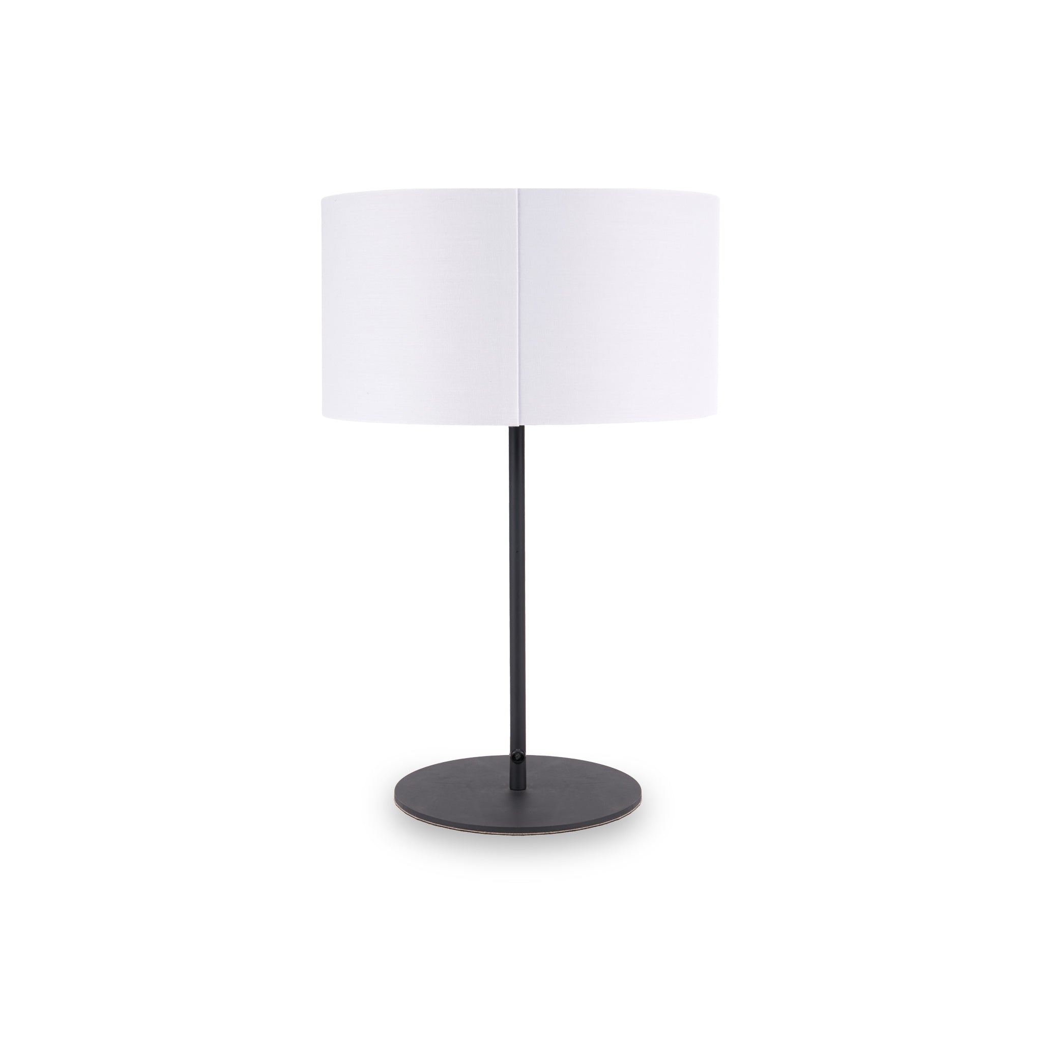 Elin Matt Black Ivory Table Lamp For Living Room Or Bedroom Roseland