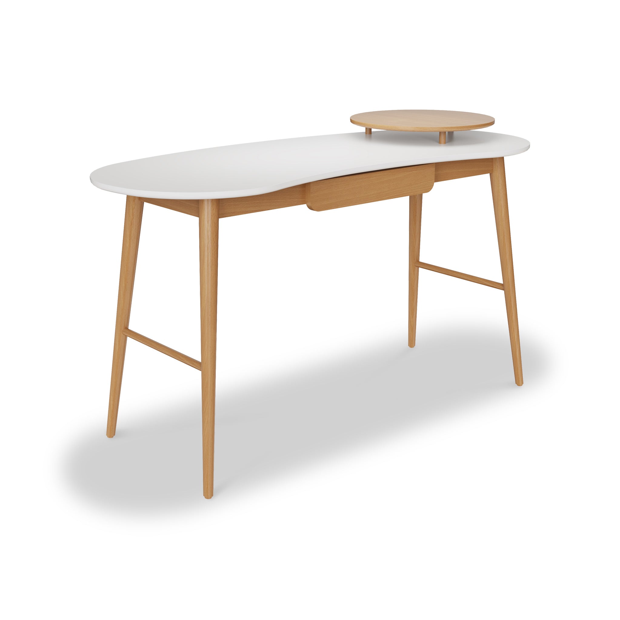 Sara Scandi Wooden Oak Or White Work From Home Office Desk Roseland