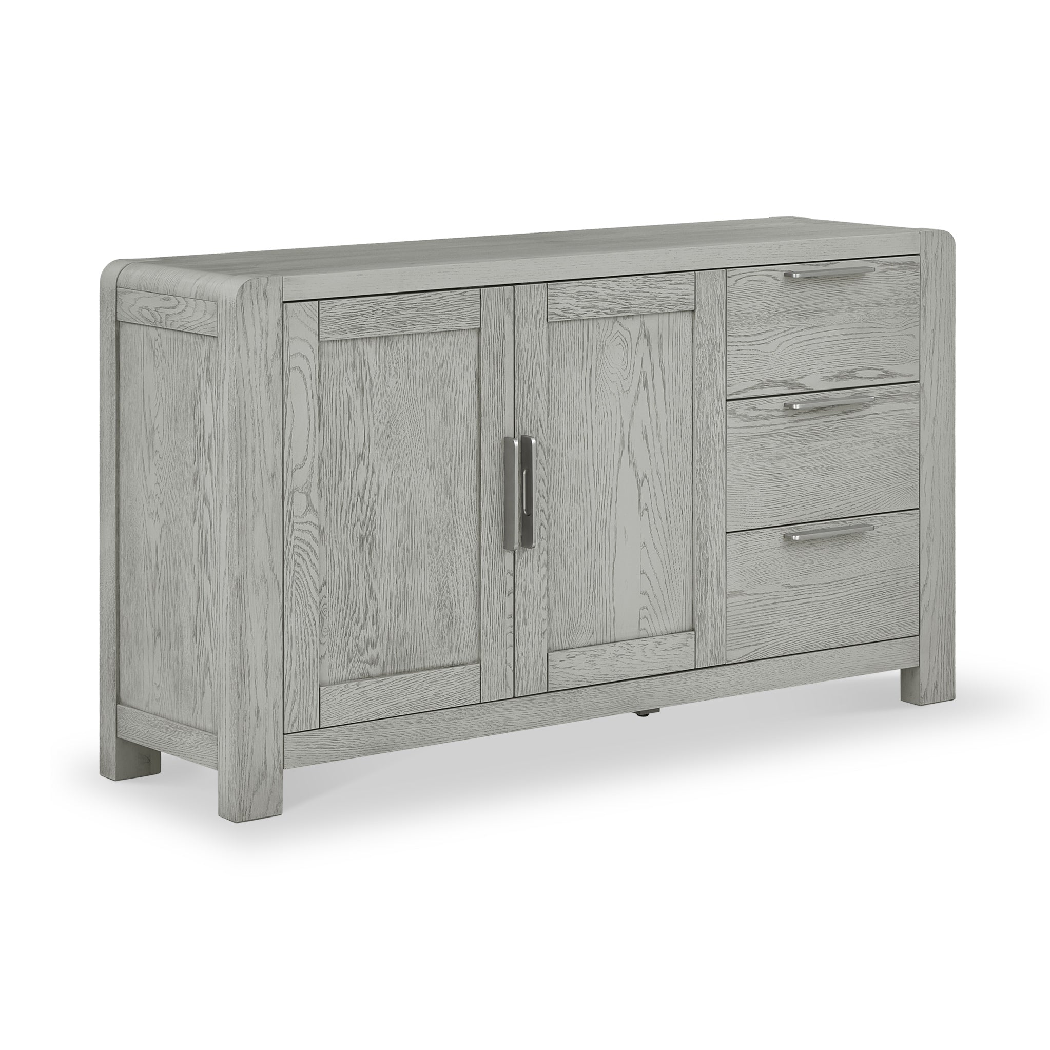 Cardona Grey Large Sideboard Cabinet With Drawers Roseland
