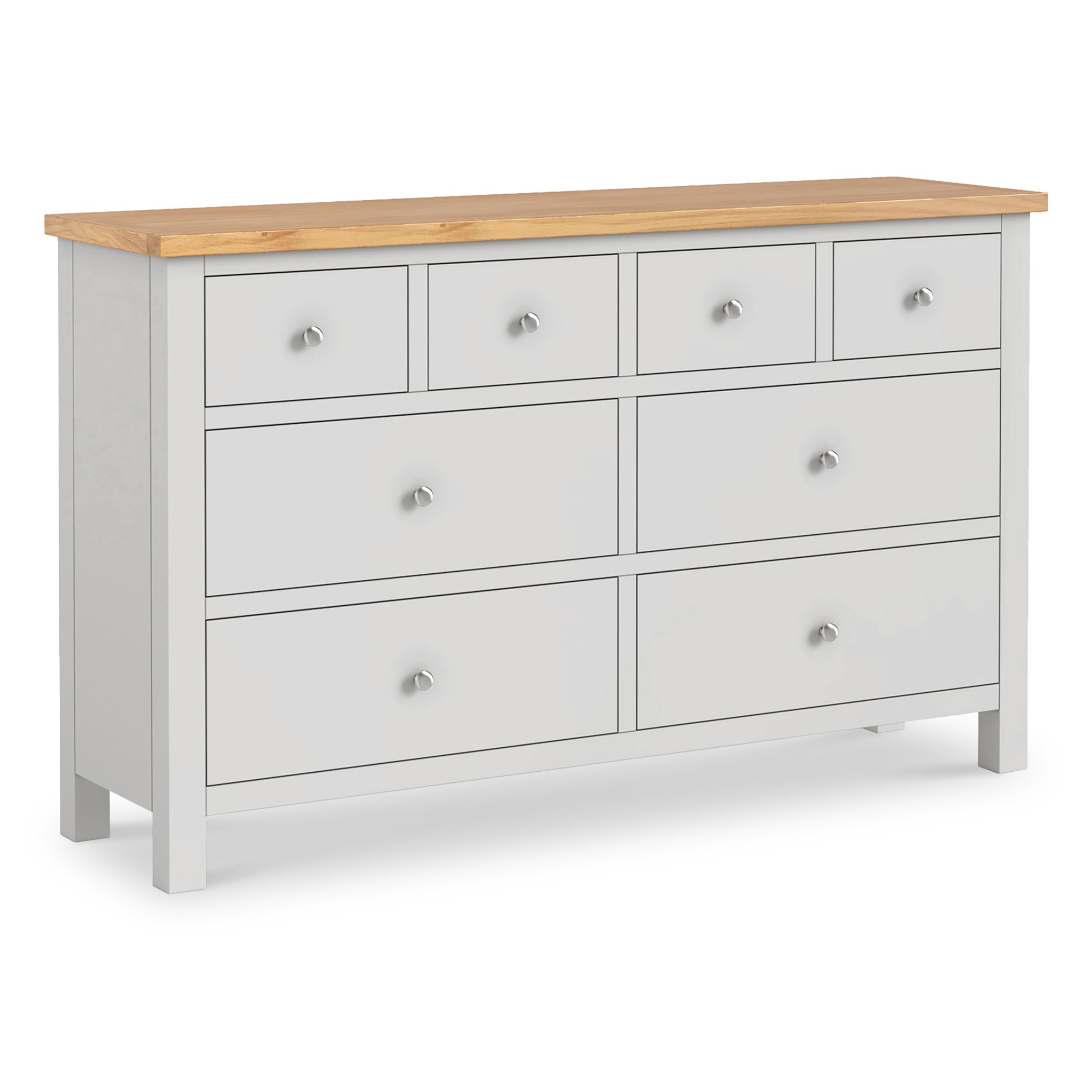 Farrow Xl 8 Drawer Chest Of Drawers Grey Cream White Navy Roseland