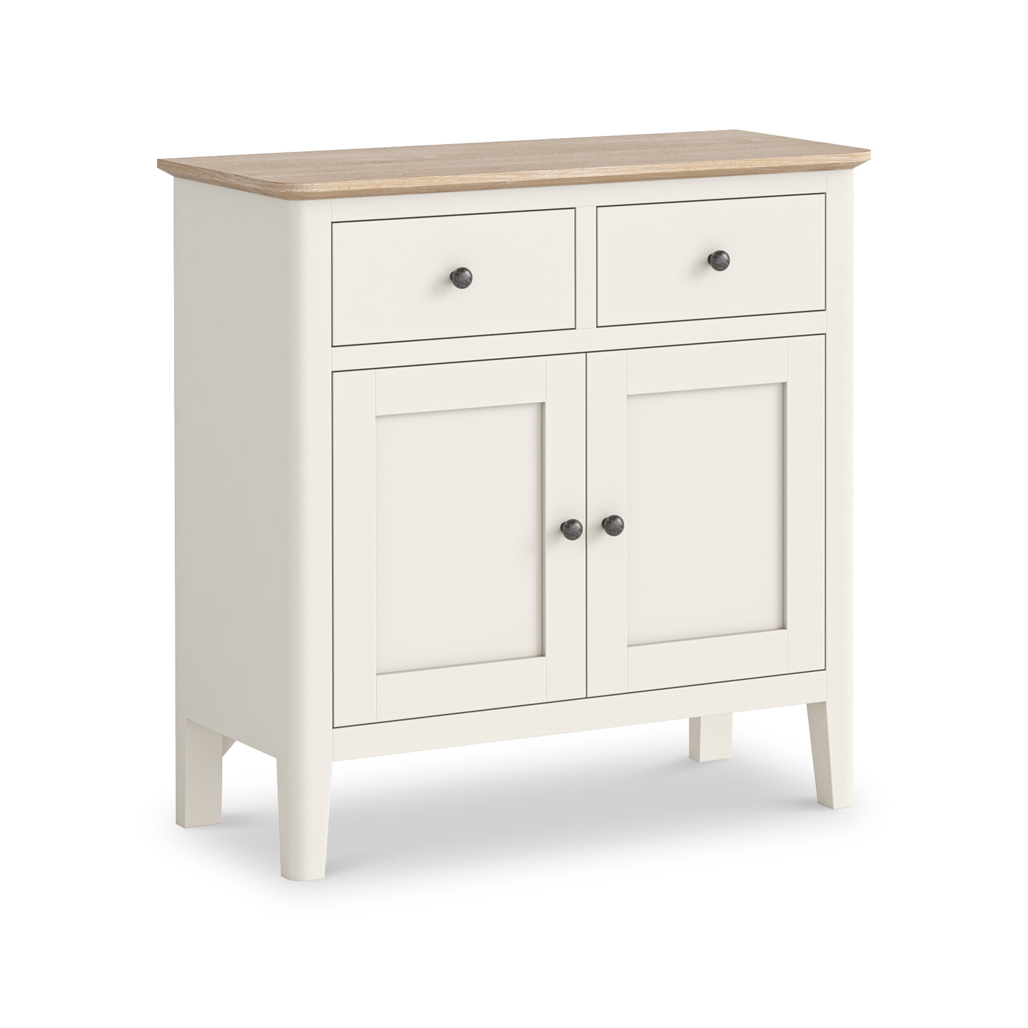 Penrose Mini Sideboard Cabinet For Living Room Navy Coconut White