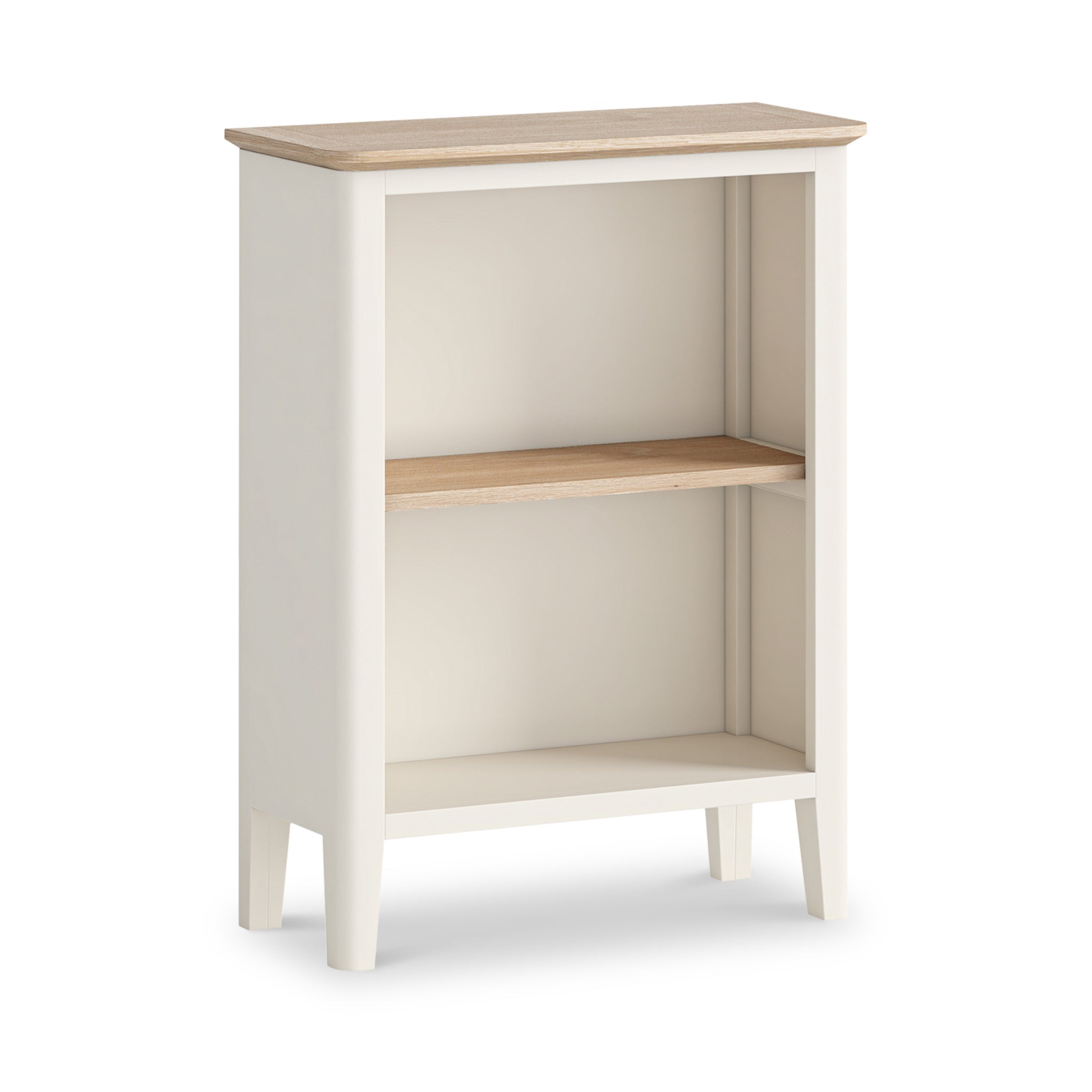 Penrose Small Bookcase With 2 Shelves Navy Coconut Roseland
