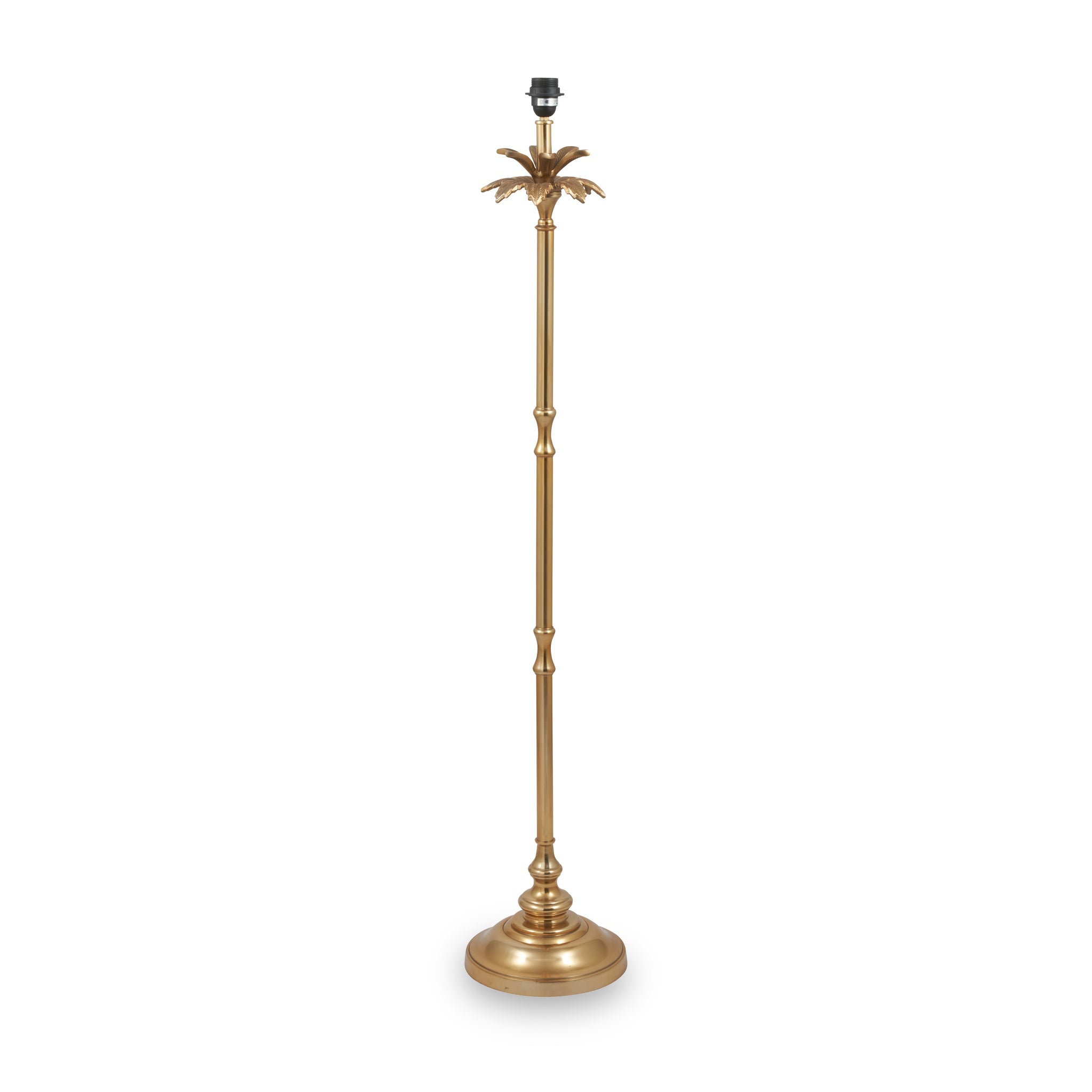 Trafalgar Gold Palm Tree Stick Floor Lamp For Living Room Roseland