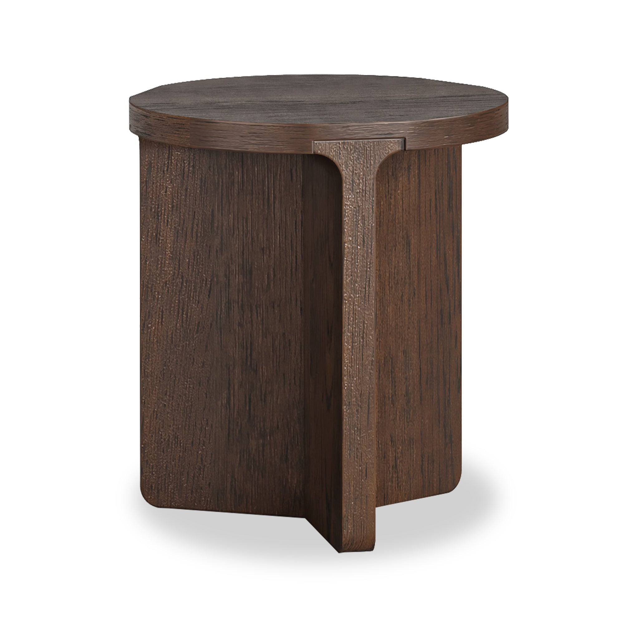 Mylor Dark Oak French Style Side Table For Living Room Roseland