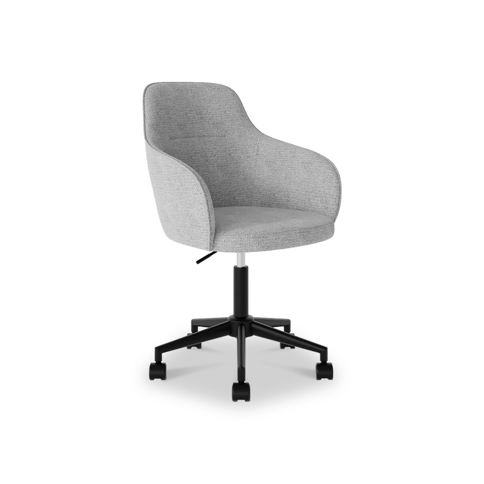 Koble Alma Grey Height Adjustable Swivel Office Chair Roseland