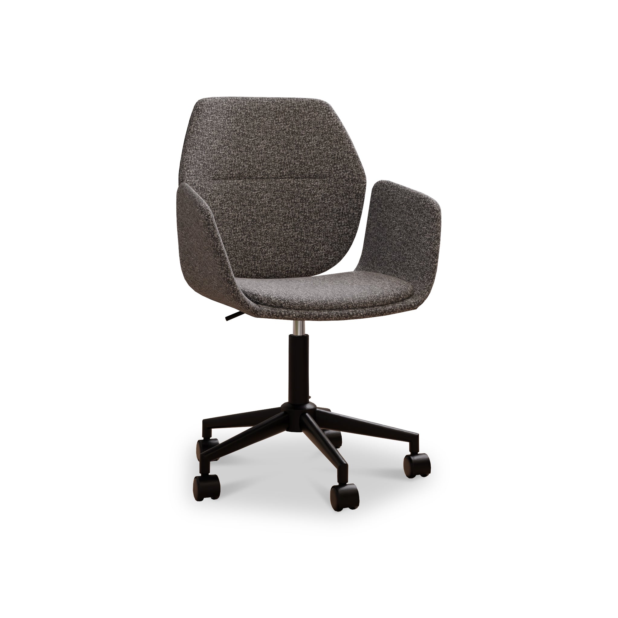 Koble Mille Grey Height Adjustable Swivel Office Chair Roseland