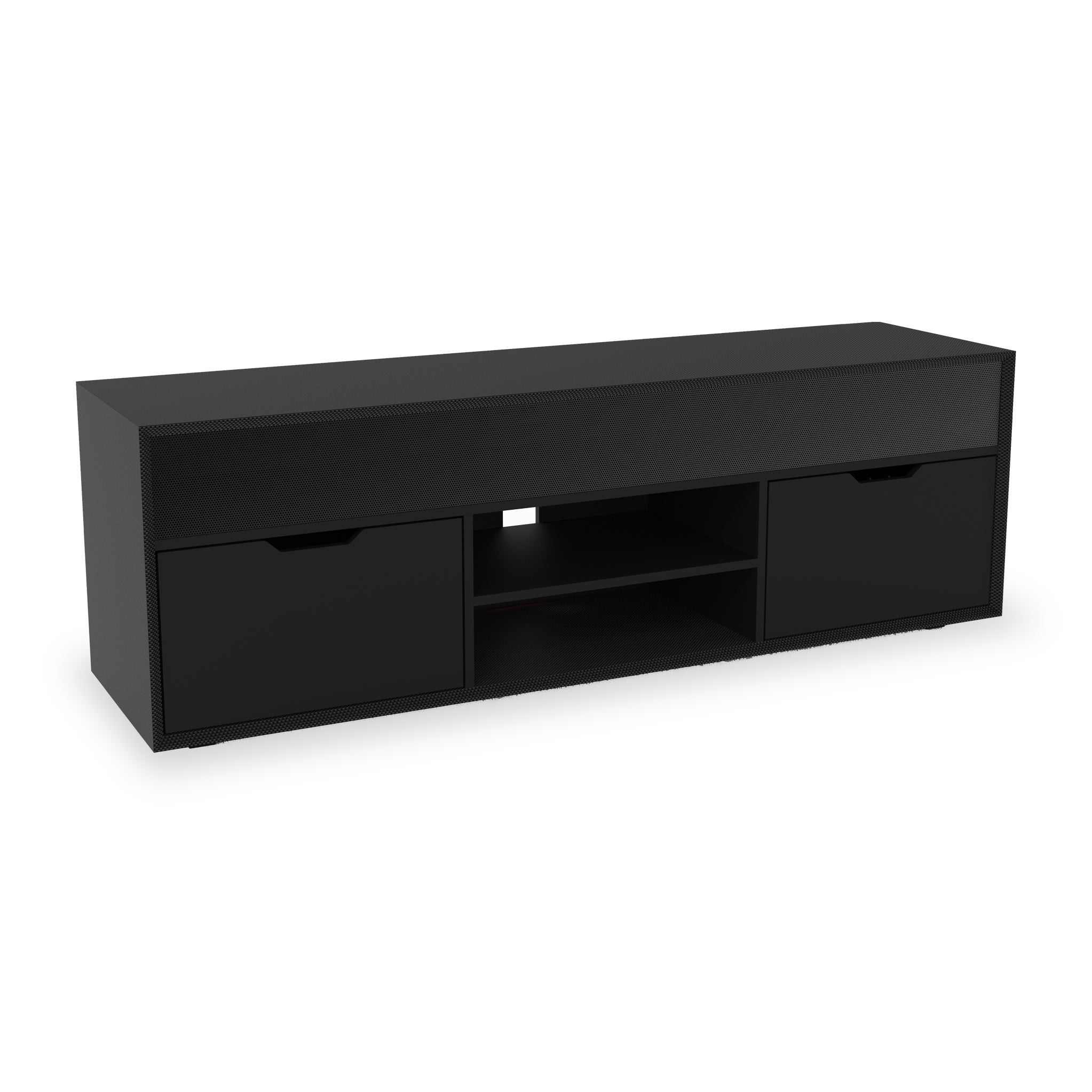 Koble Shadow Black Gaming Tv Unit With Storage And Soundbar Roseland