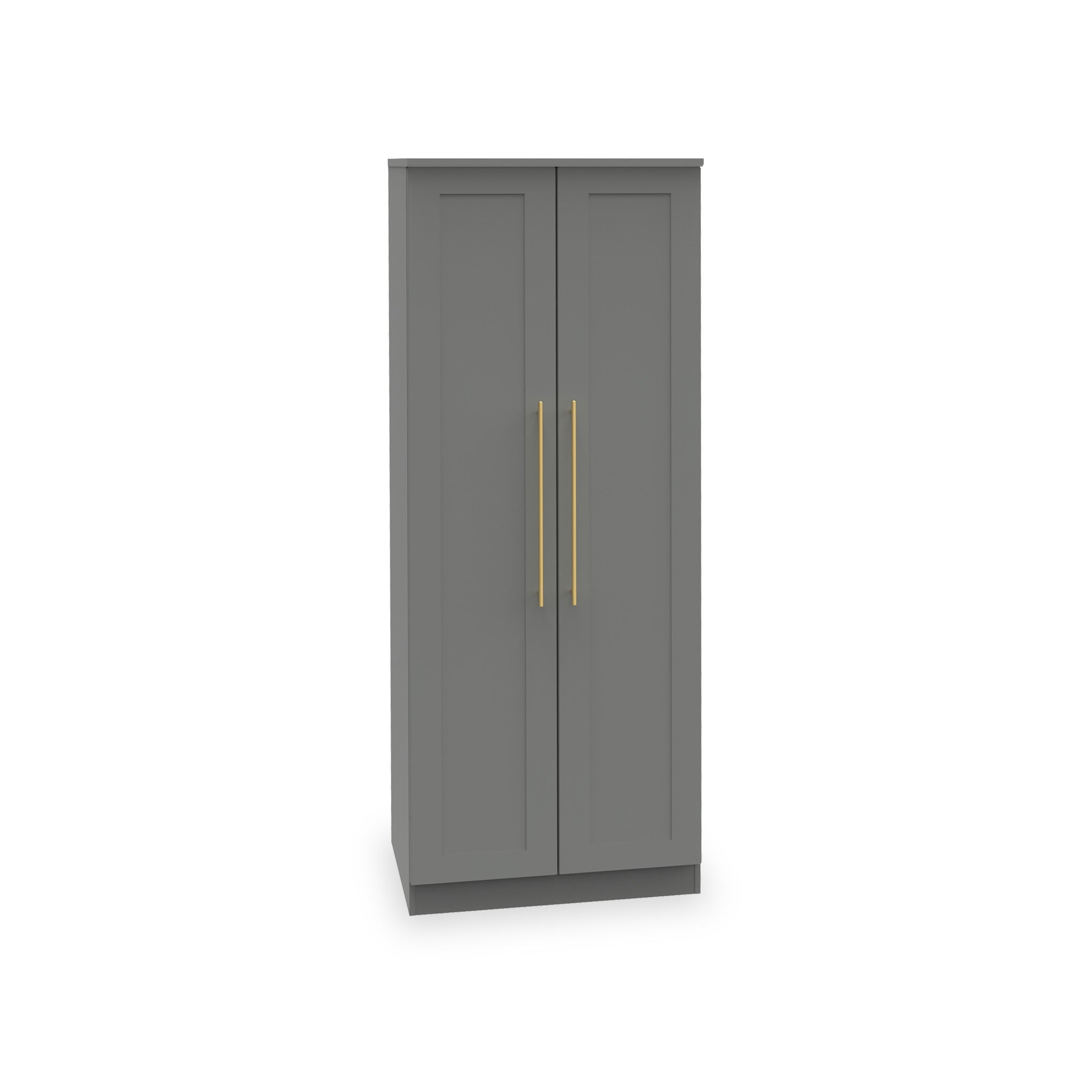 Bramham Grey 2 Door Wardrobe Roseland