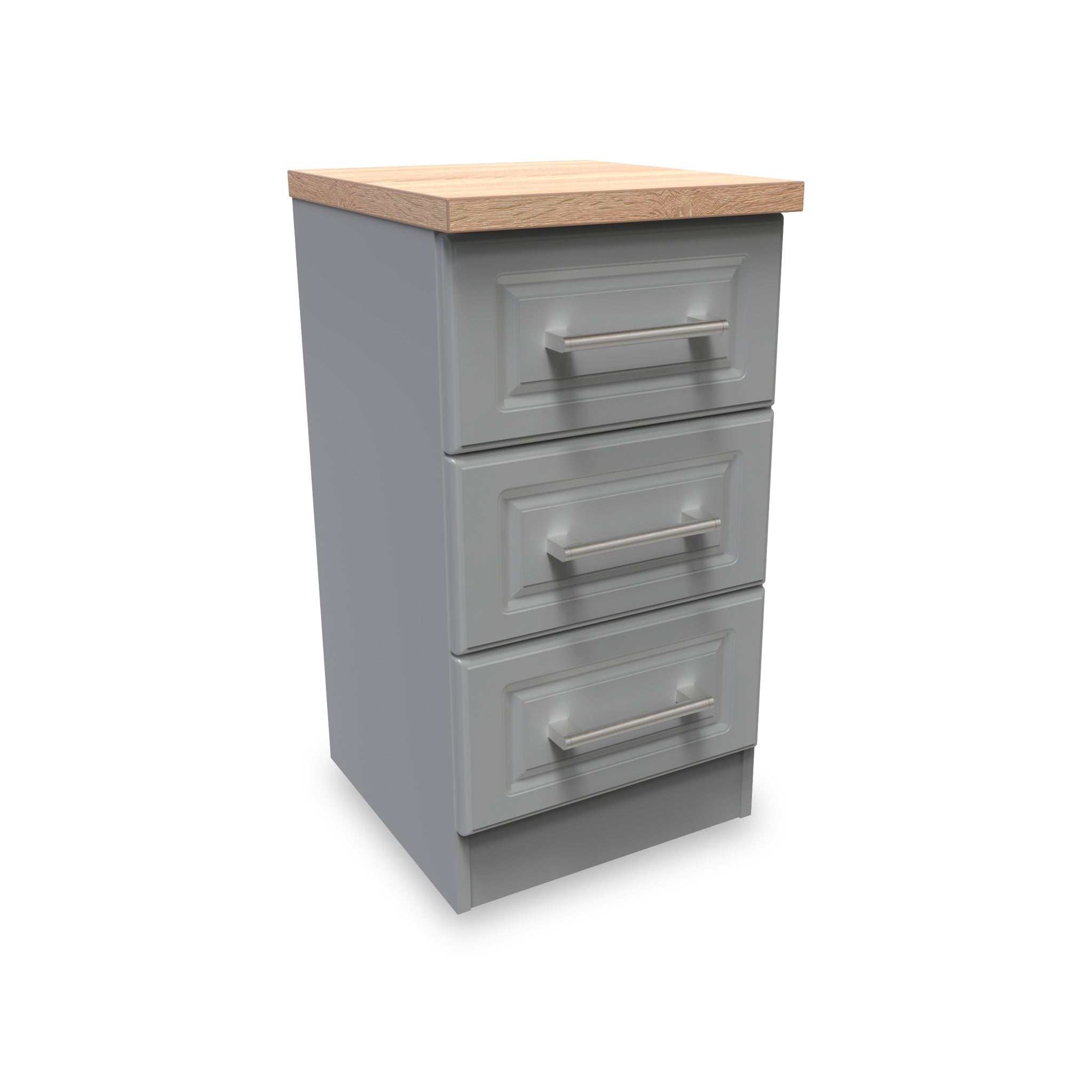 Talland 3 Drawer Bedside Cabinet