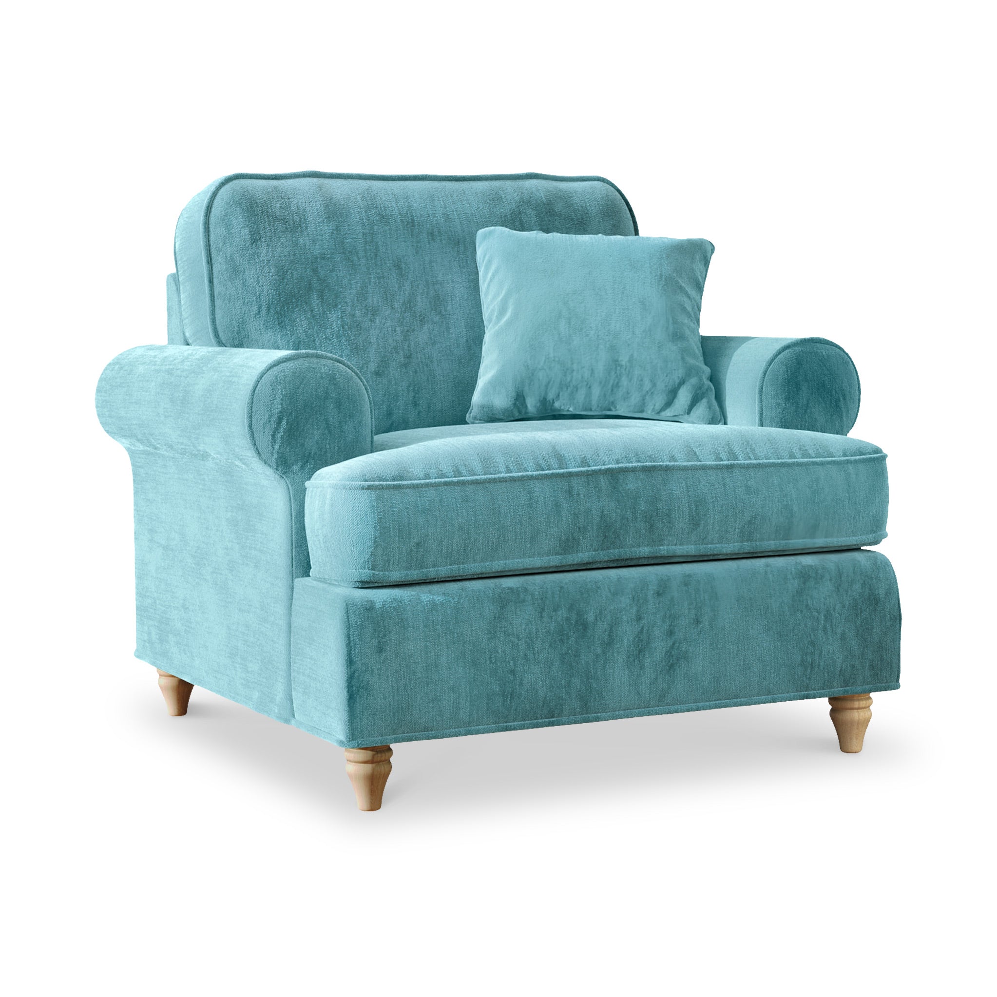 Alfie Armchair 9 Chenille Colours Made In The Uk Roseland