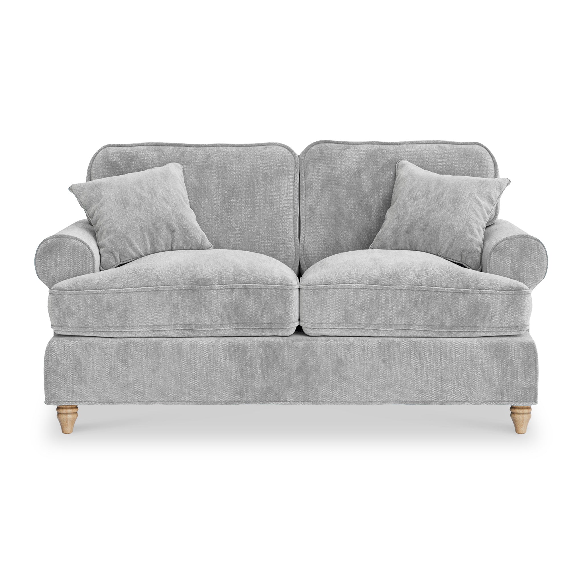 Alfie 2 Seater Sofa 8 Chenille Colours Made In The Uk Roseland