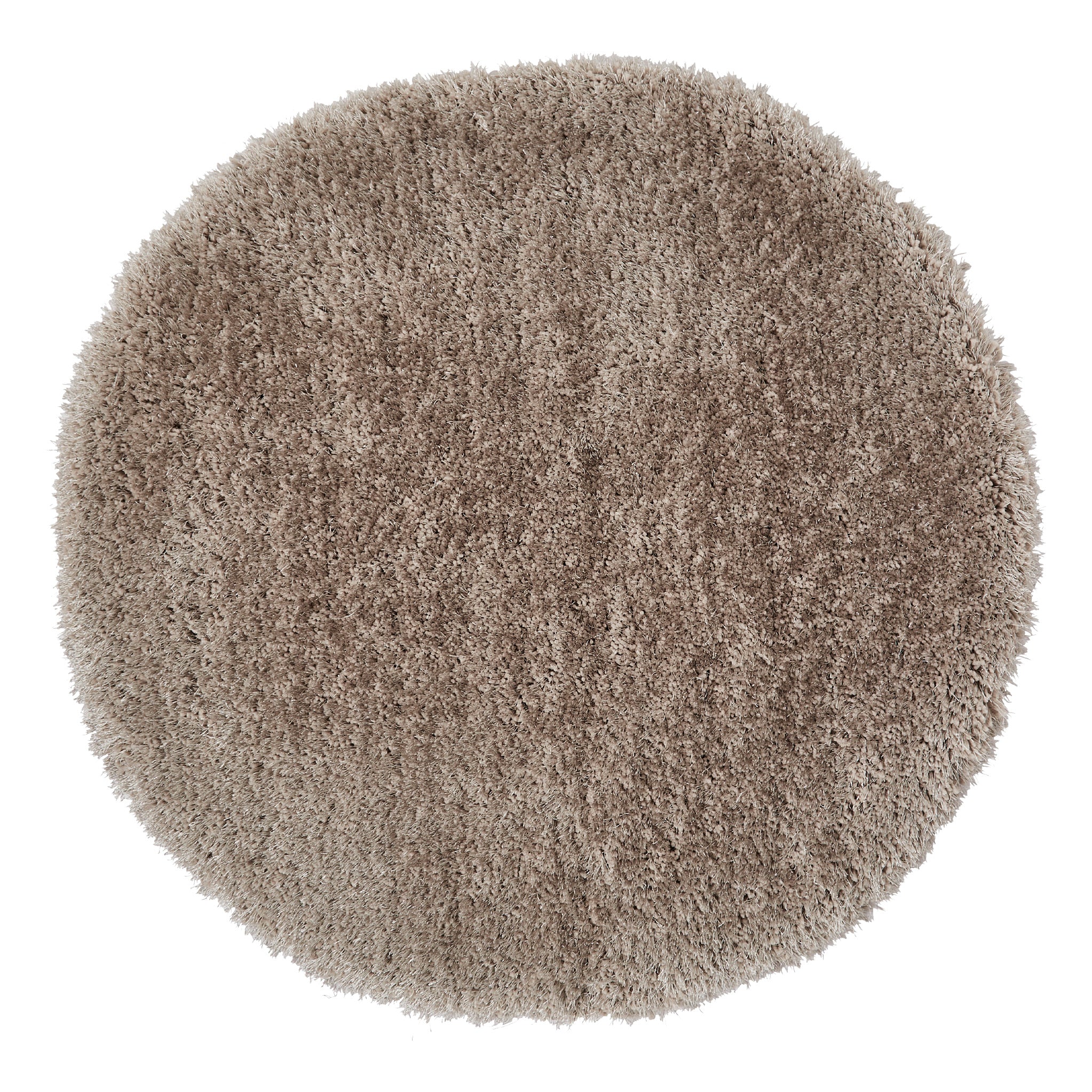 Newton Deluxe Shaggy Circular Rug For Living Room Or Bedroom