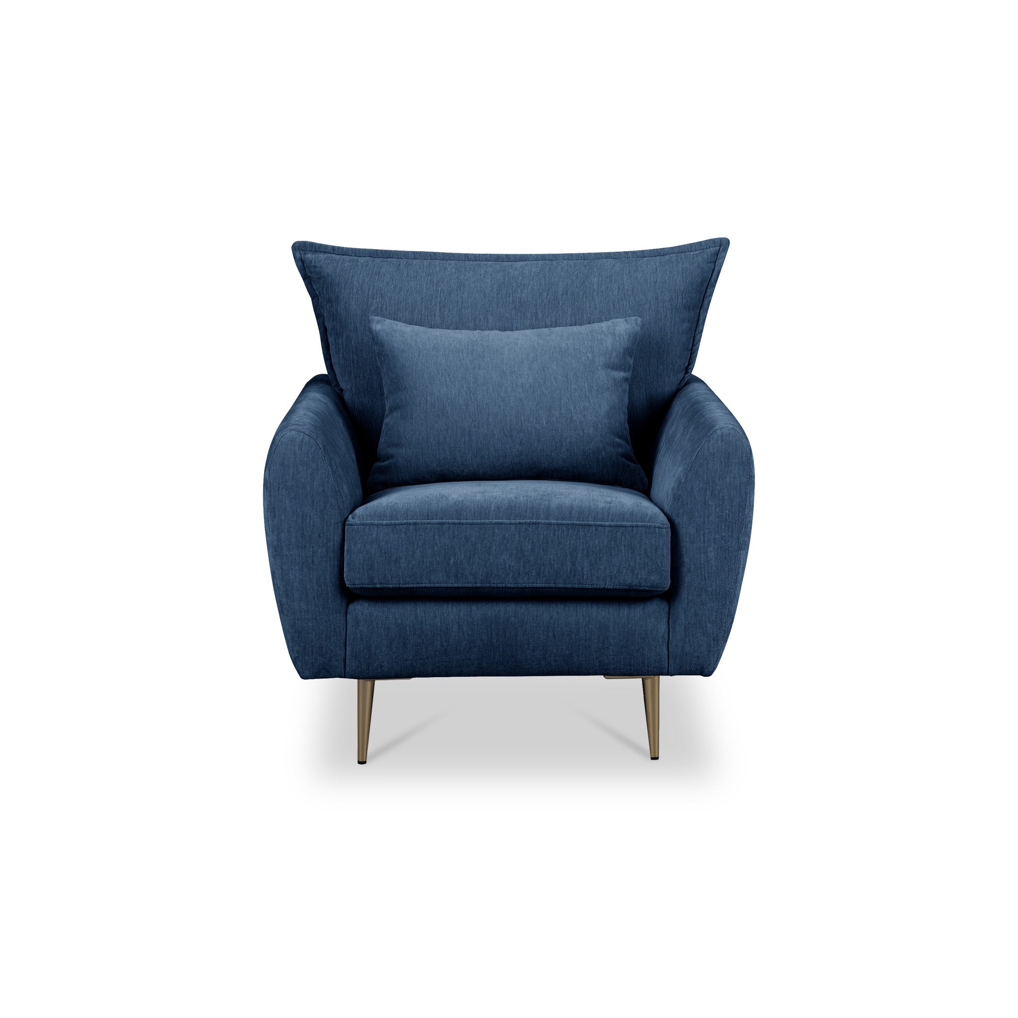 Evelyn Armchair Scandi Style Navy Charcoal Mink Living Room Chair