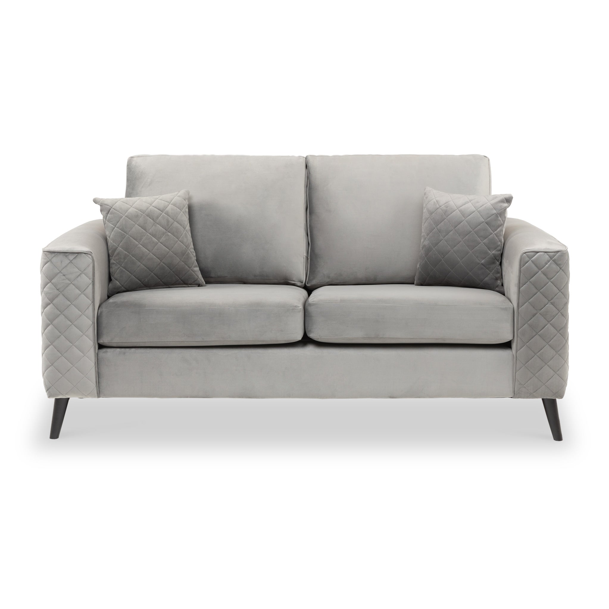 Swift Velvet 3 Seater Sofa Chic Fabric Couch Roseland