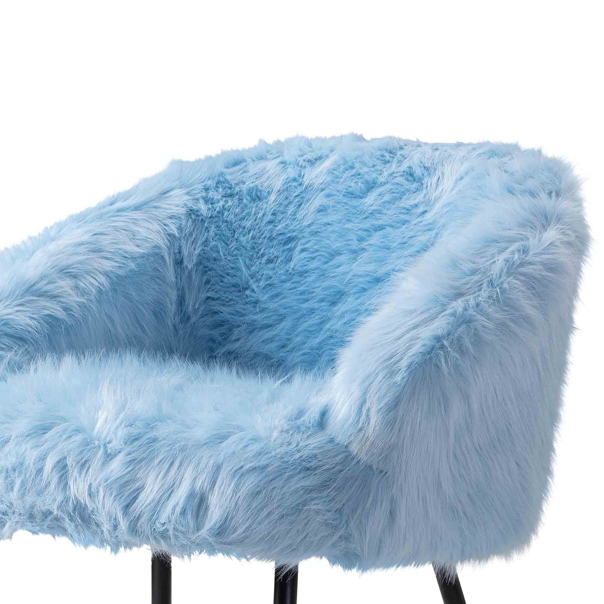 Ivy Faux Fur Accent Chair