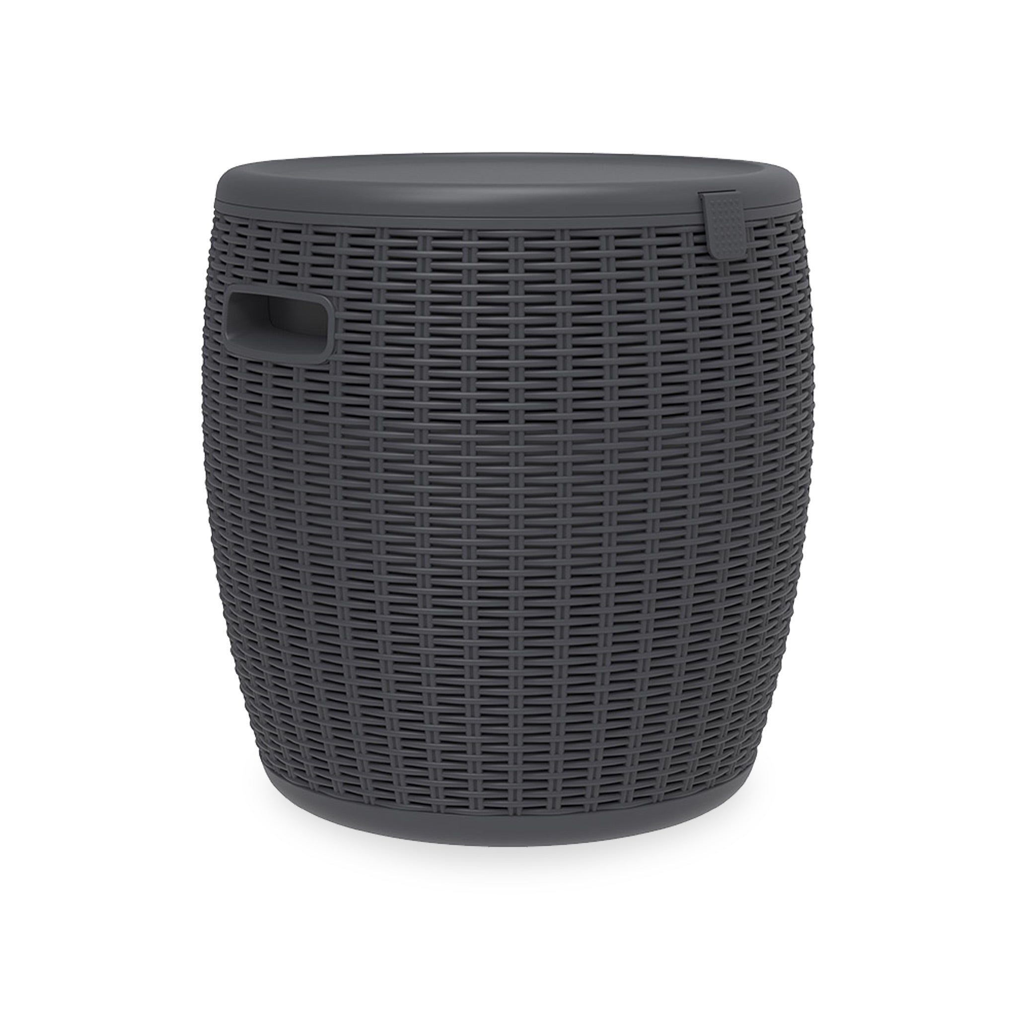 Faro Black Rattan Outdoor Garden Drinks Ice Bucket Roseland