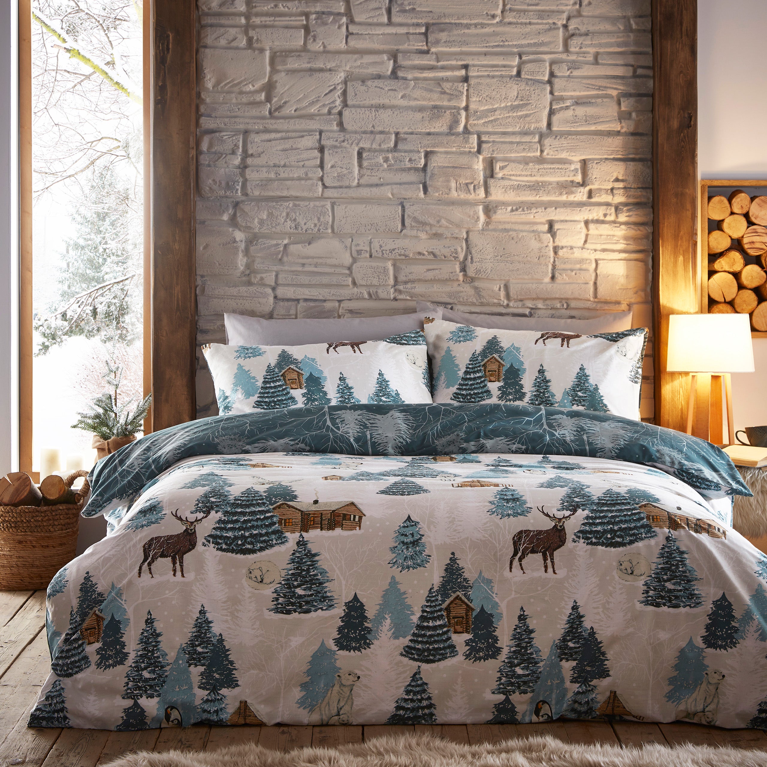 Arcus Winter Animal Duvet Set Christmas Festive Bedding Roseland