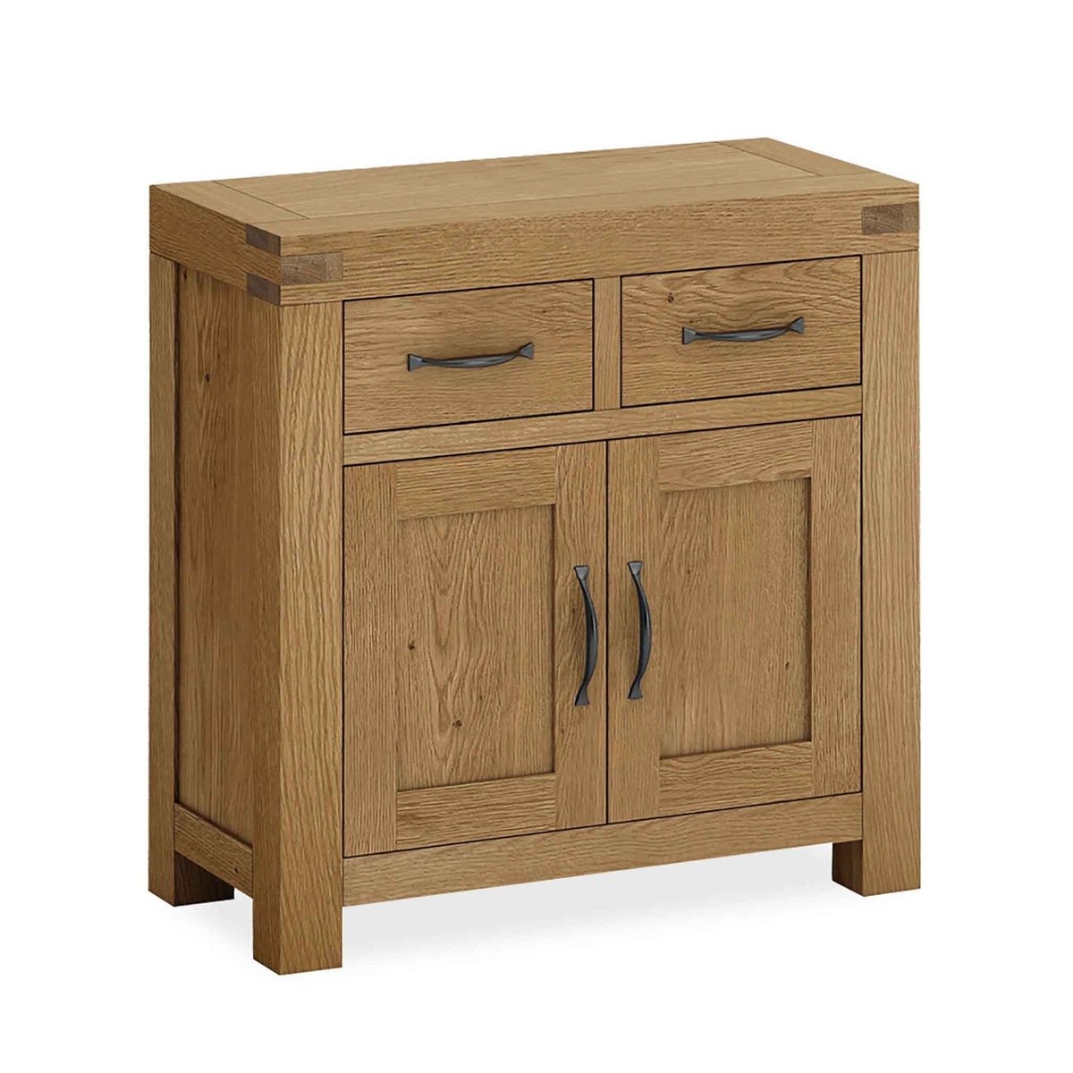 Abbey Grande Oak Mini Sideboard, Solid Wood 2 Door Roseland Furniture