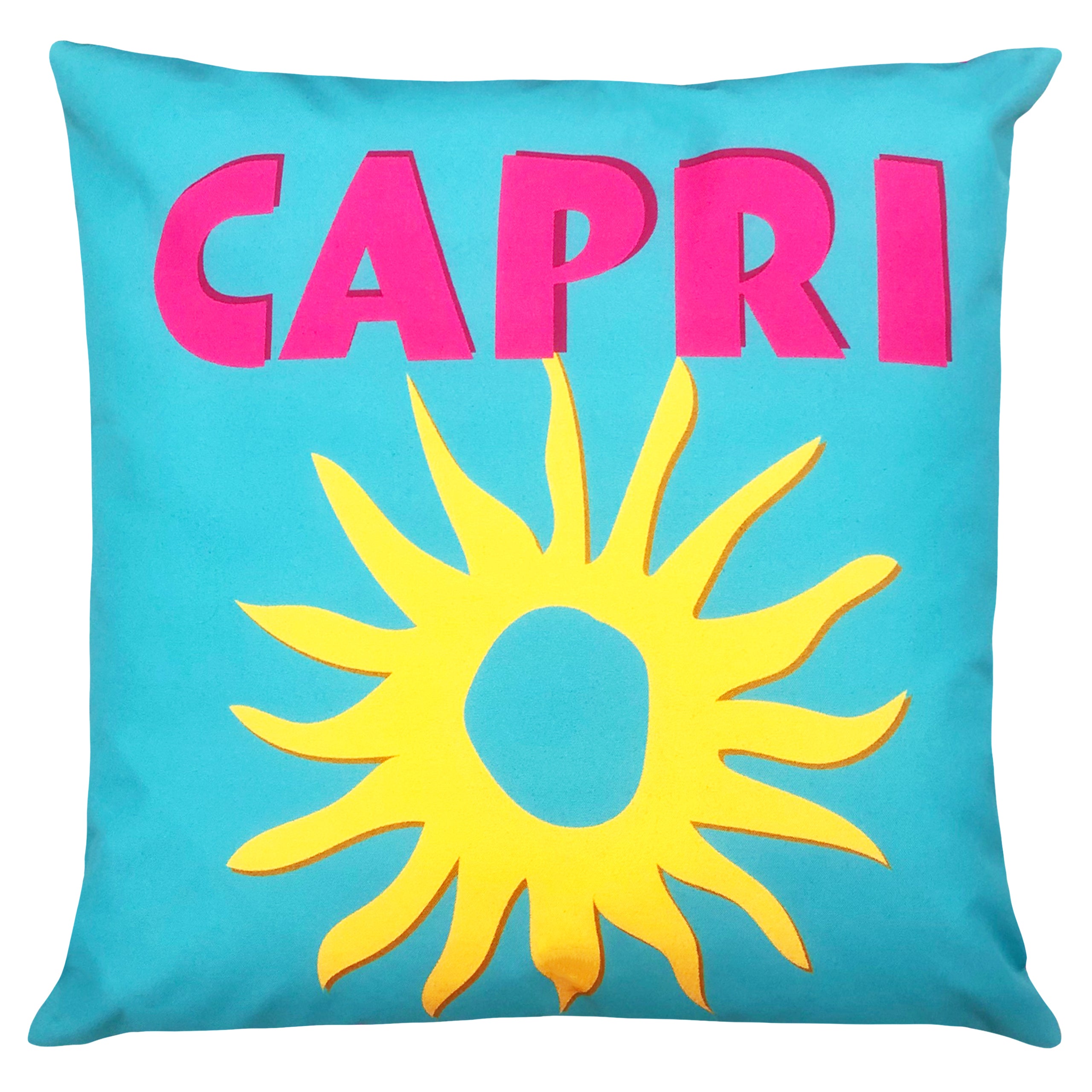 Capri 43cm Reversible Outdoor Polyester Square Cushion Roseland