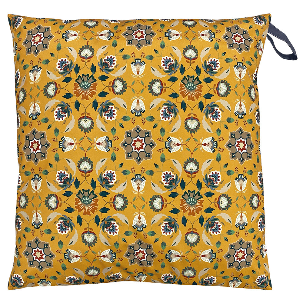 Folk Flora 70cm Reversible Outdoor Polyester Floor Cushion Roseland