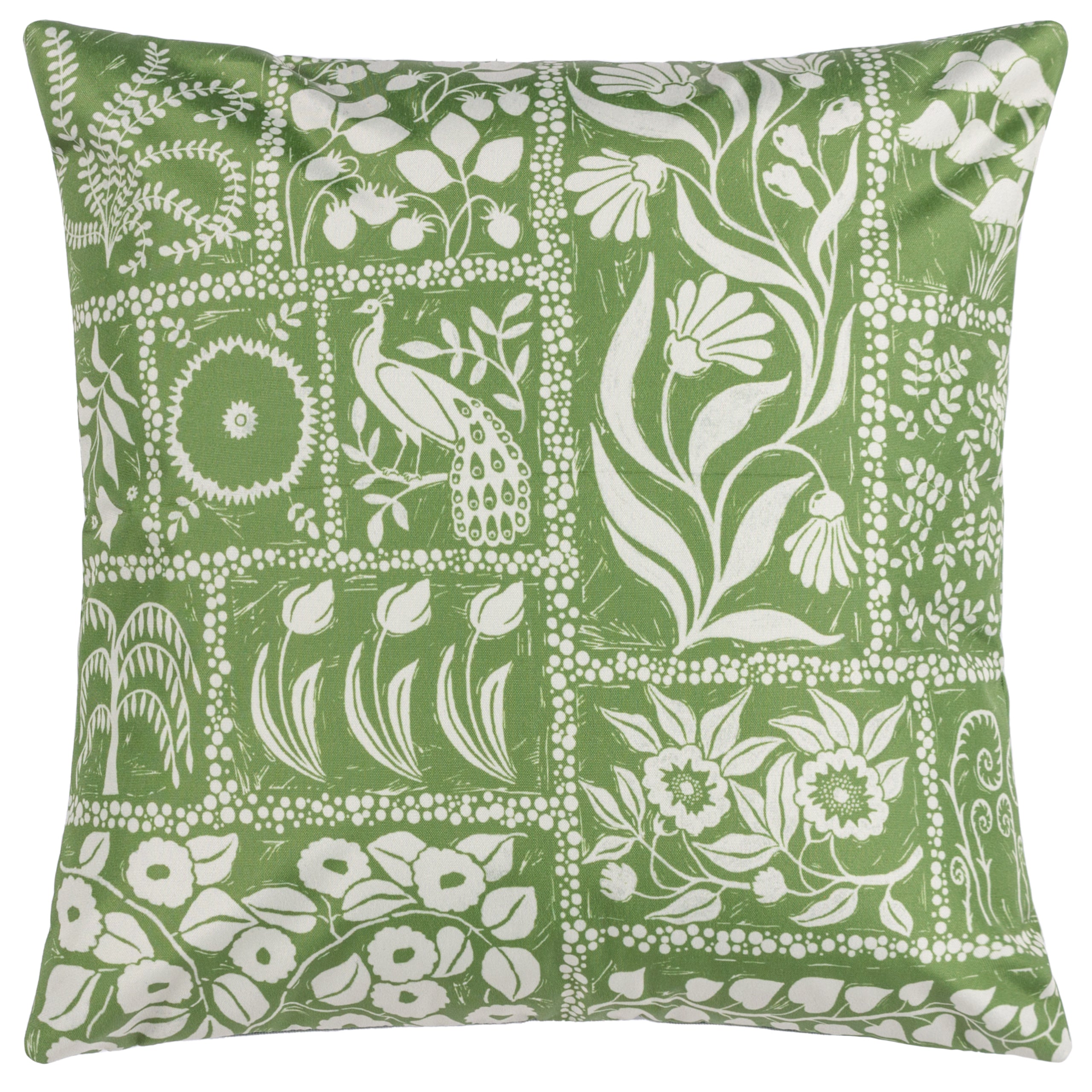 Forage Garden 43cm Reversible Outdoor Polyester Cushion Roseland