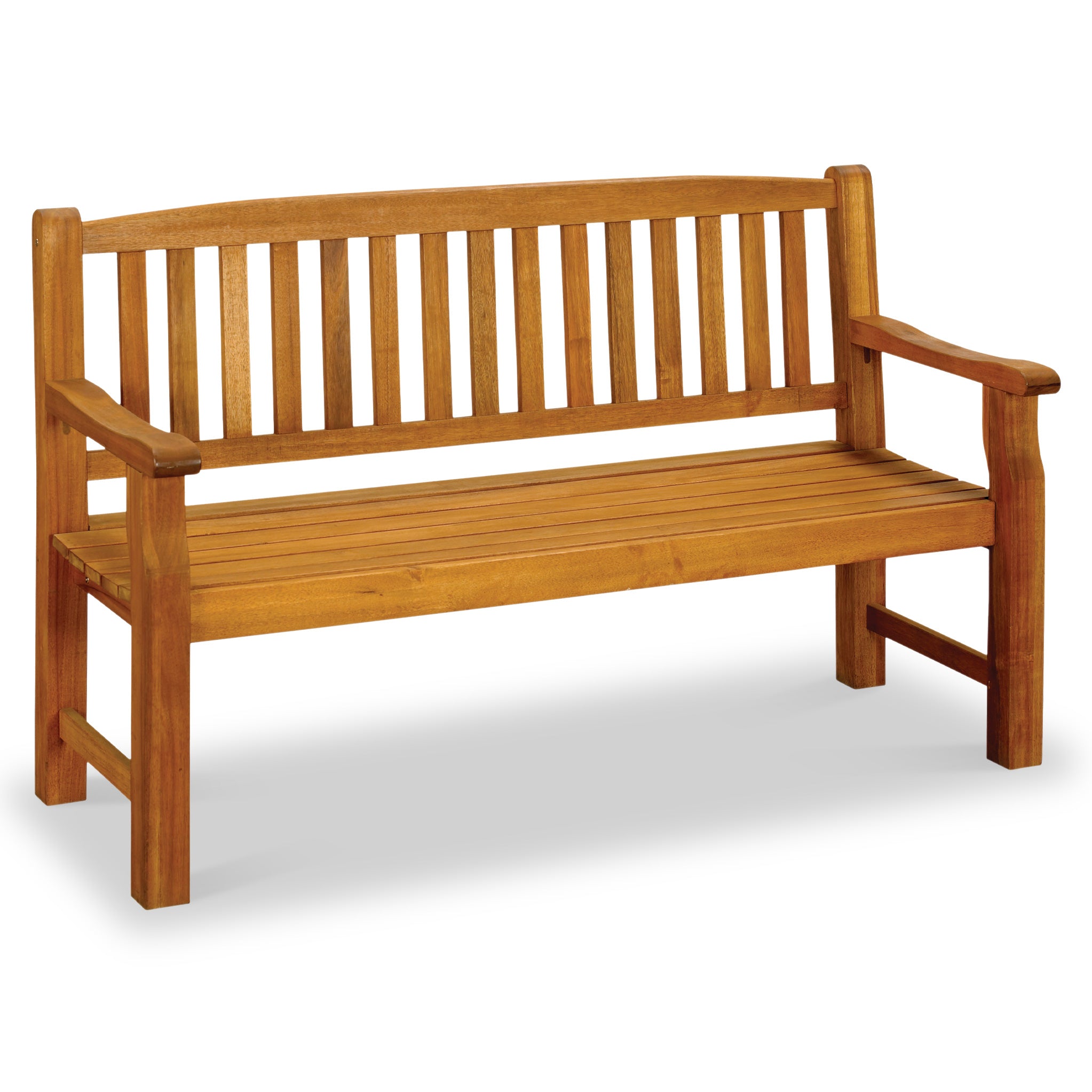 Turnbury Acacia Wooden 3 Seater Bench For Garden Roseland
