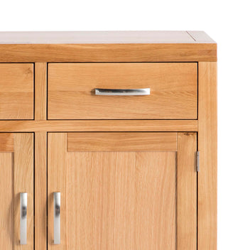 Abbey Light Oak Small Sideboard | Roseland Furniture