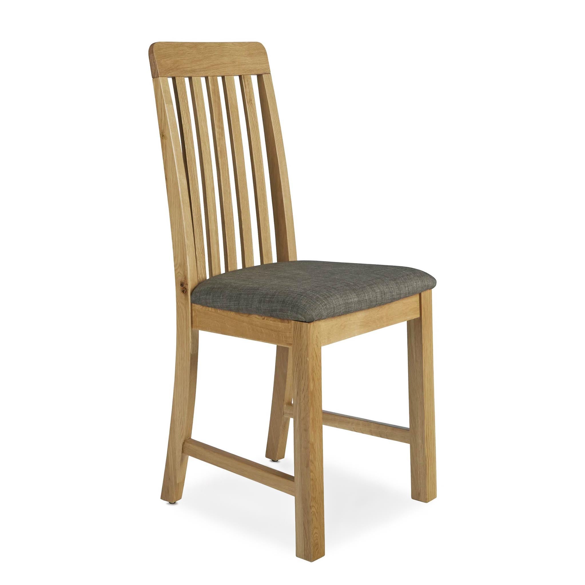 Alba Oak Slatted Dining Chair Roseland