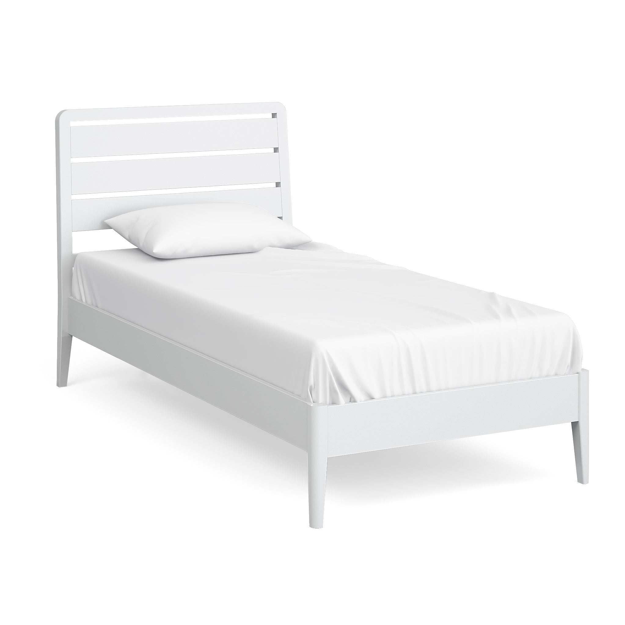Chester White Painted Bed Frames 3ft Single 4ft6 Double 5ft King Size Contemporary Solid Wooden Frame