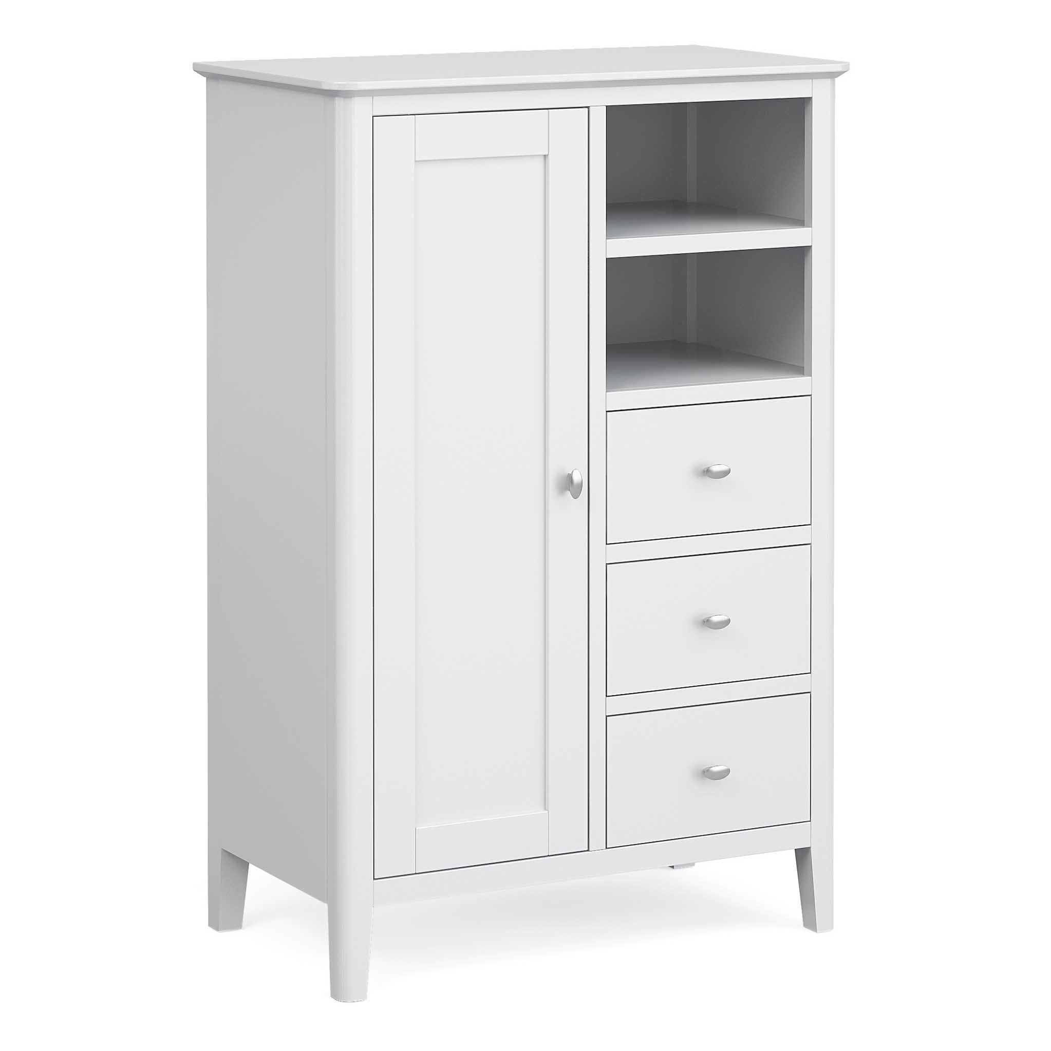 Chester White Combination Wardrobe 3 Drawers And Shelves Roseland