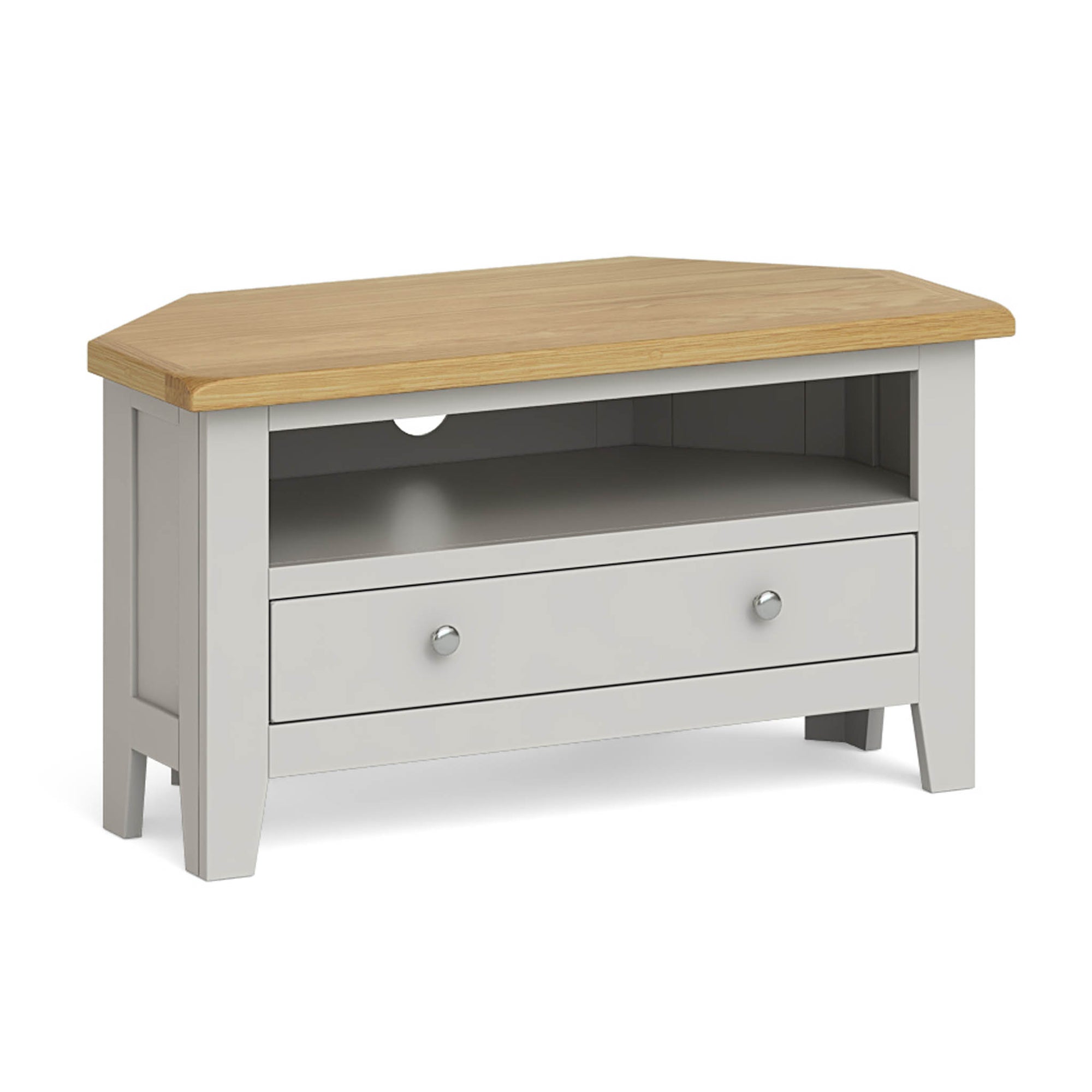 Lundy Grey Corner Tv Unit