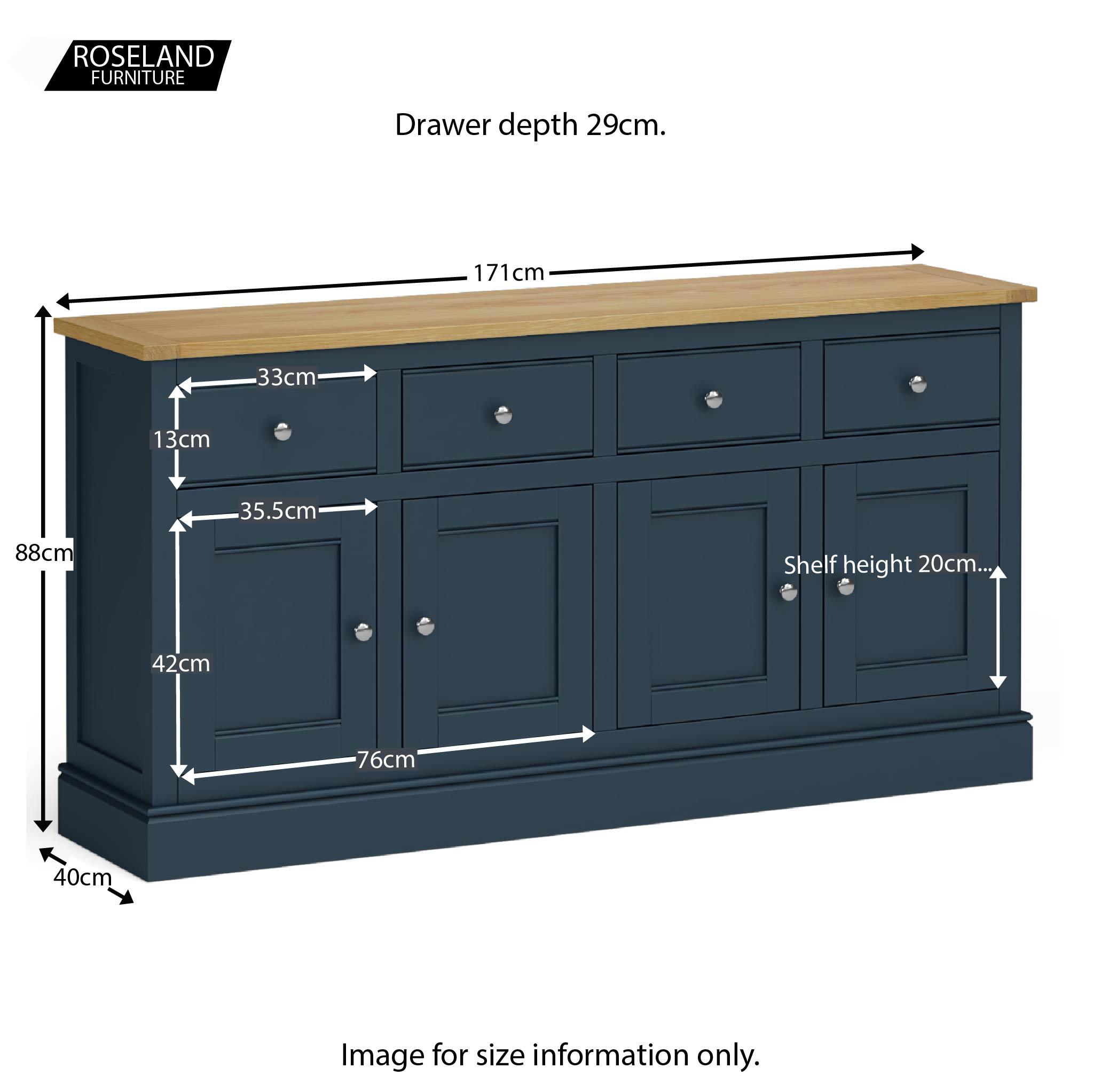 large sideboard table