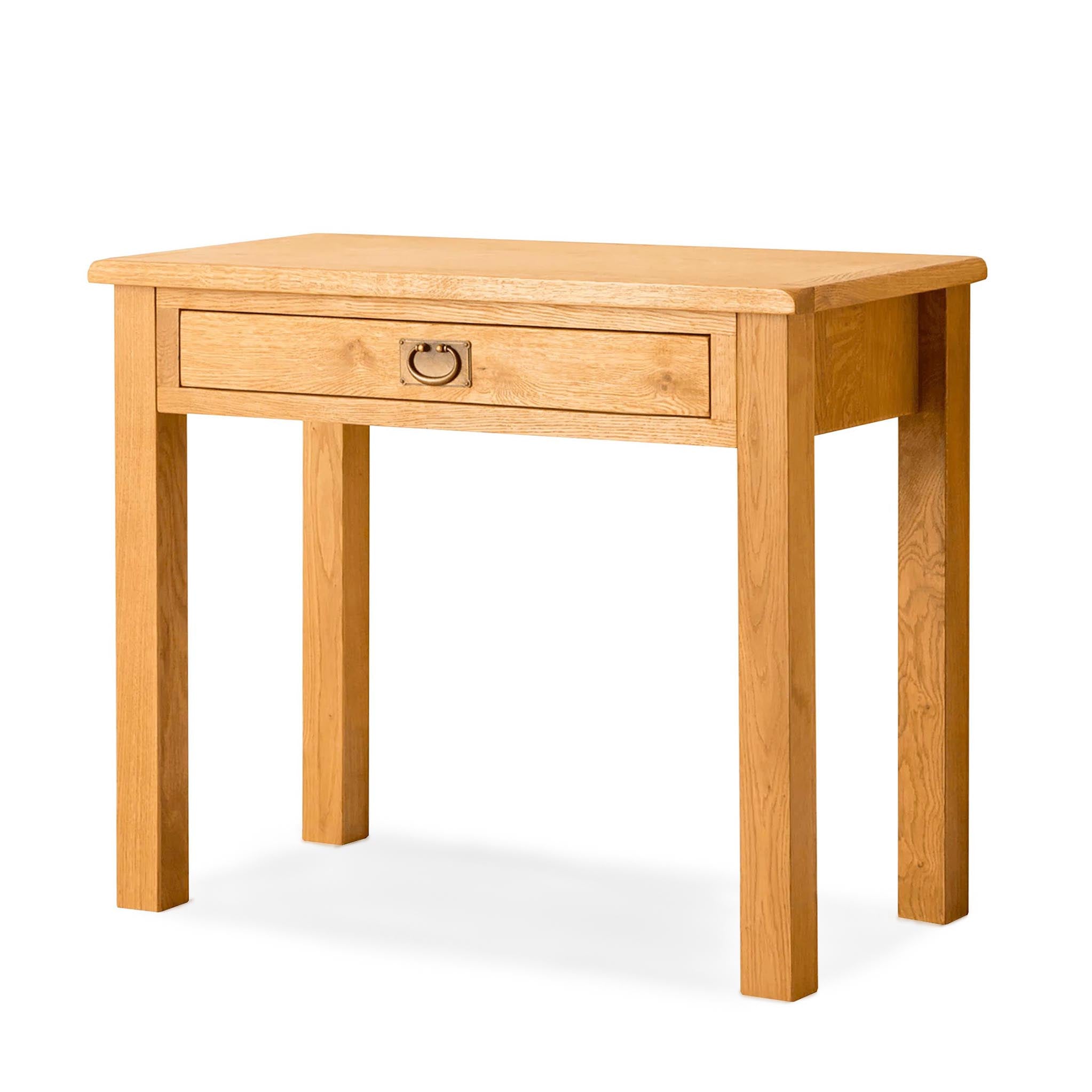 Lanner Oak Desk With Drawer W 90cm Roseland