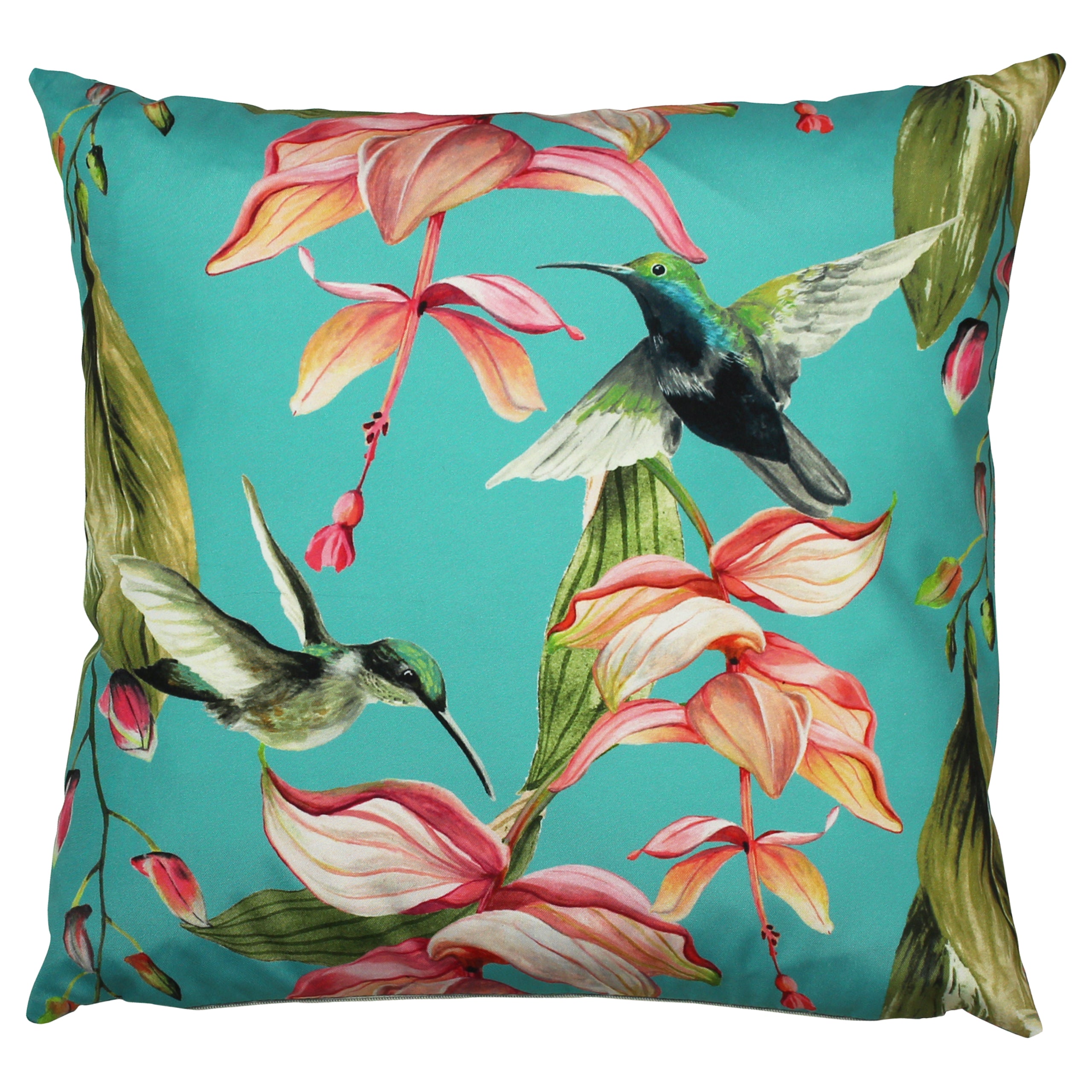 Hummingbird 43cm Reversible Outdoor Polyester Cushion Roseland