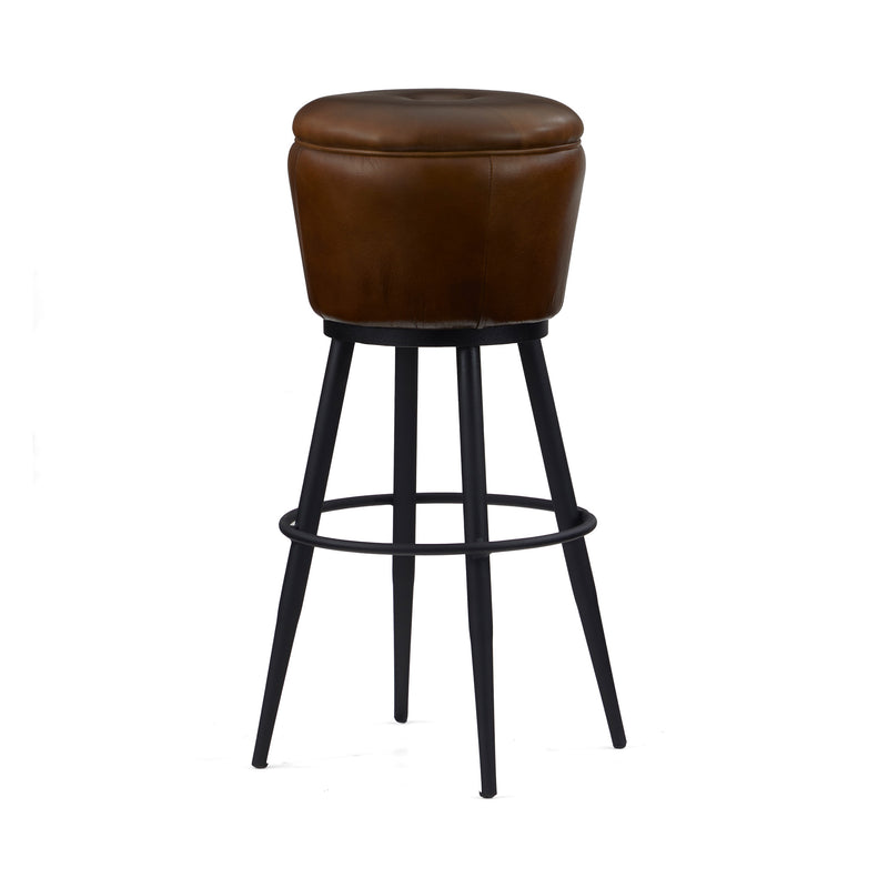 Louis Vuitton Classic Leather Stool - Round