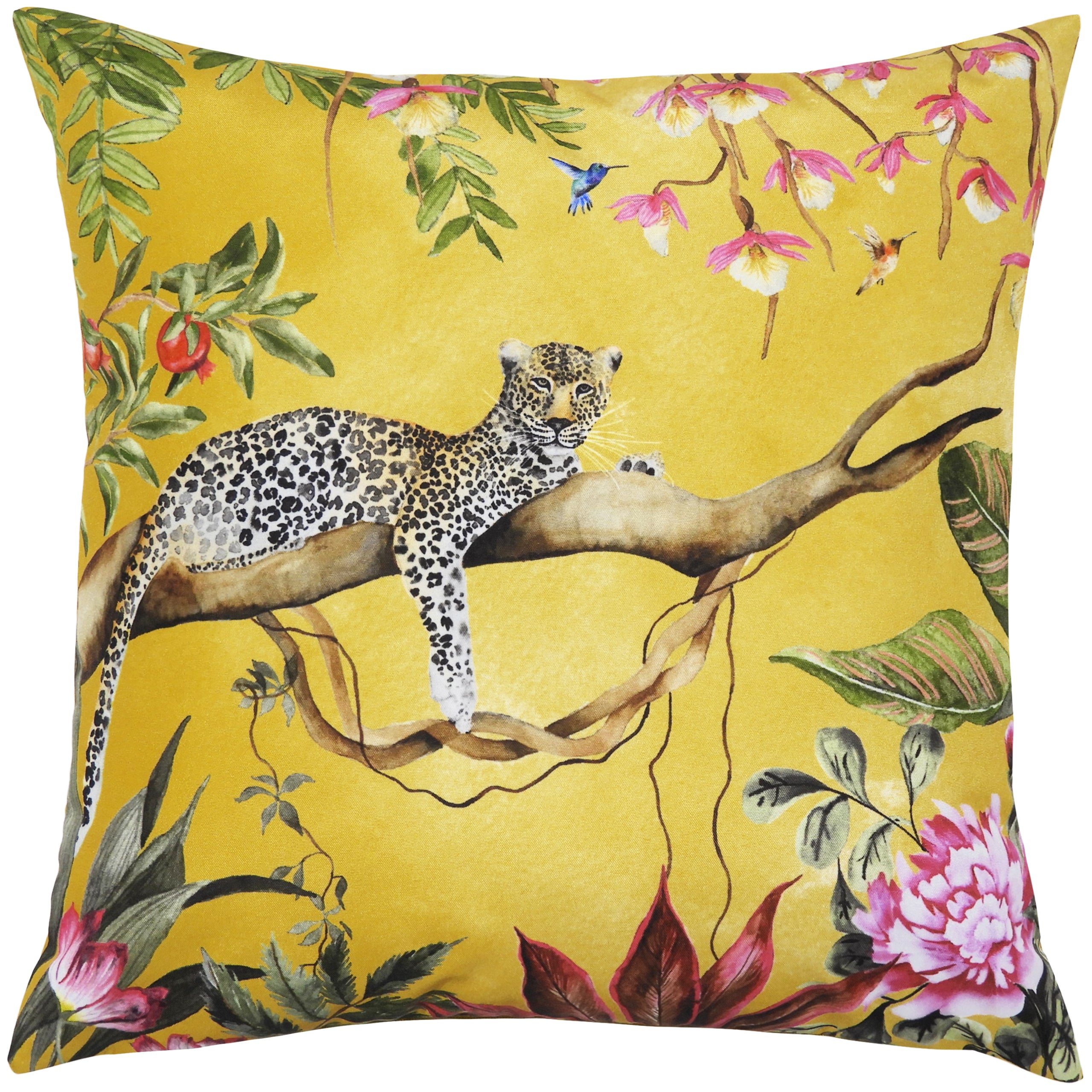 Leopard 43cmreversible Outdoor Polyester Cushion Roseland