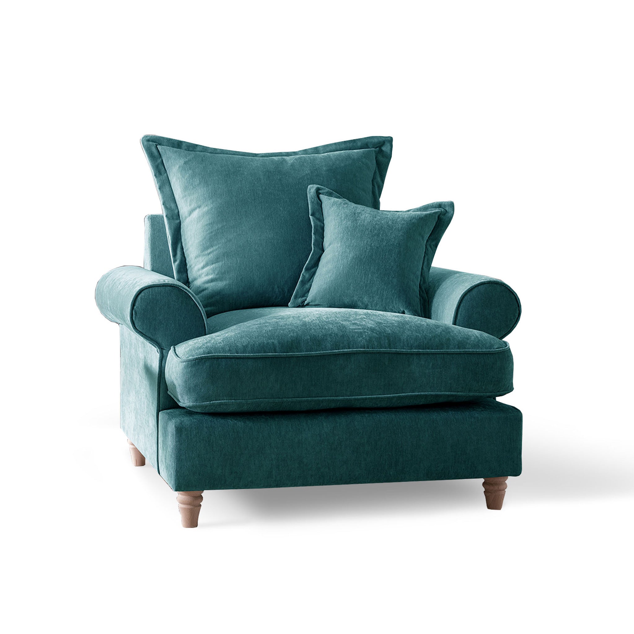 Riley Pillow Back Armchair 8 Colours Made In Uk Roseland