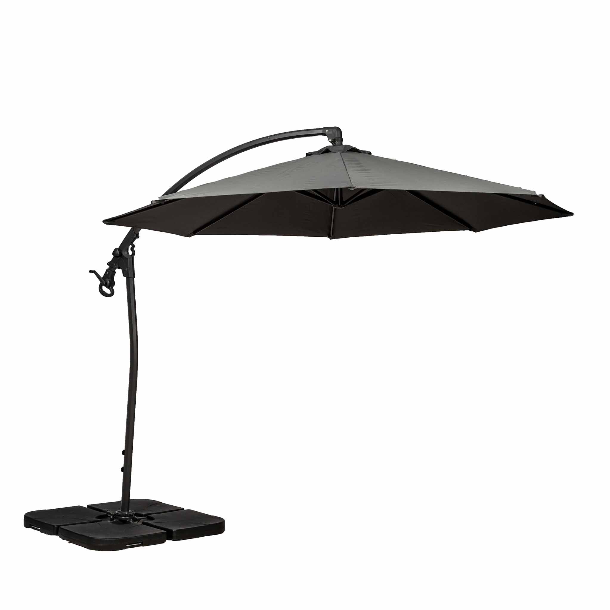 3m Deluxe Pedal Operated Cantilever Parasol Roseland