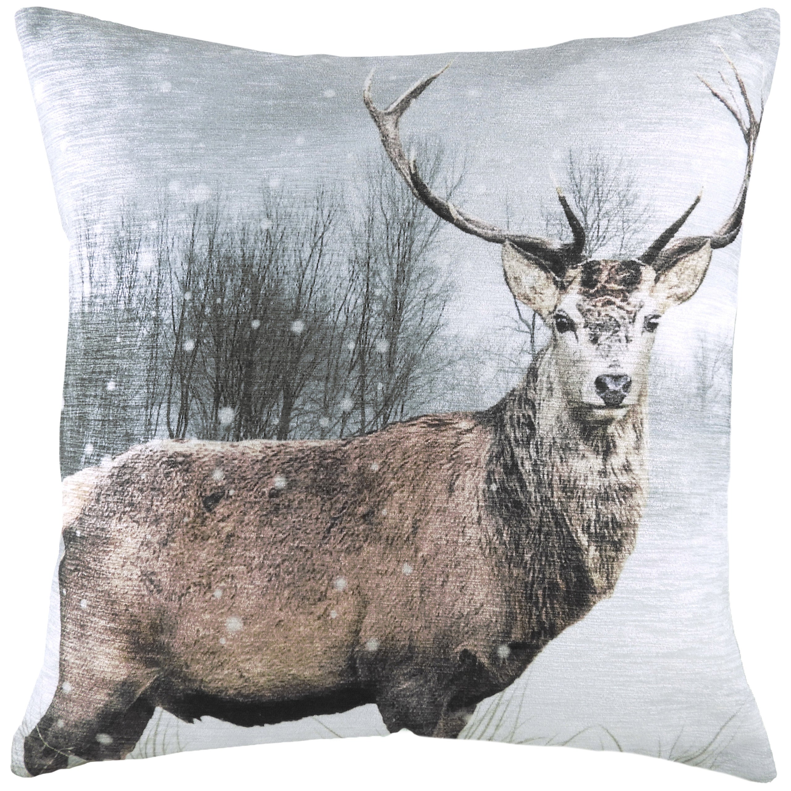 Ruben Proud Stag Animal Photo Cushion Sofa Pillow Roseland