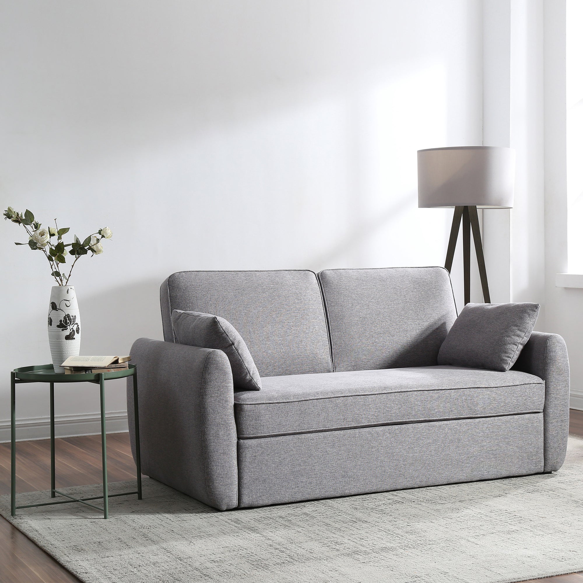 Naomi Grey 2 Seater Pop Up Sofa Bed for Living Room | Roseland ...